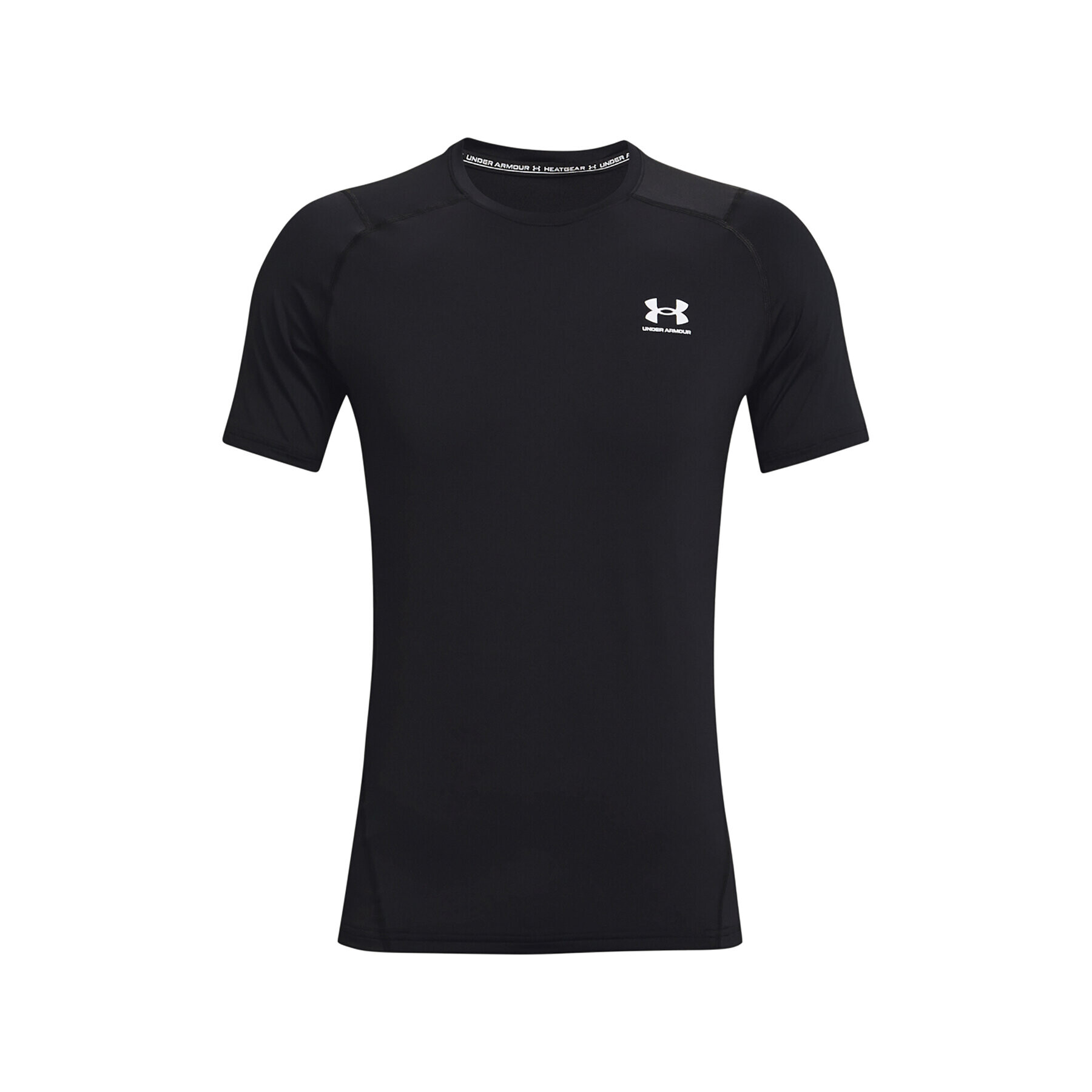 Under Armour Тишърт UA HG Armour Fitted SS 1361683 Черен Regular Fit - Pepit.bg