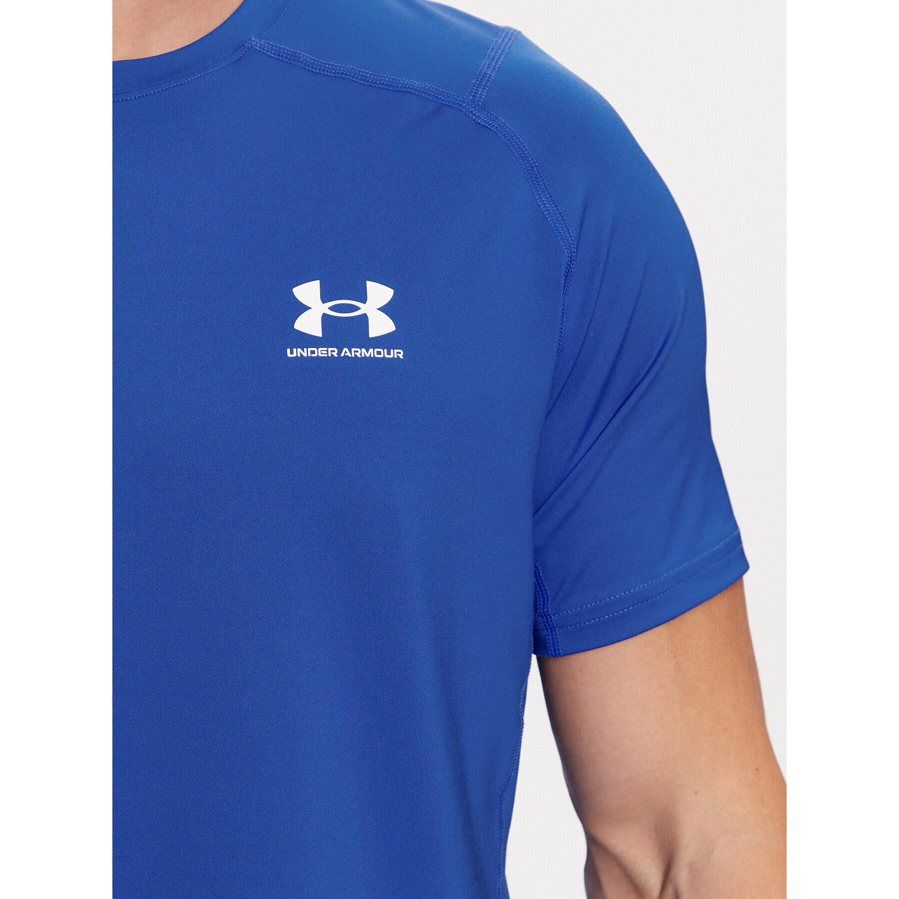 Under Armour Тишърт Ua Hg Armour Fitted Ss 1361683 Син Fitted Fit - Pepit.bg