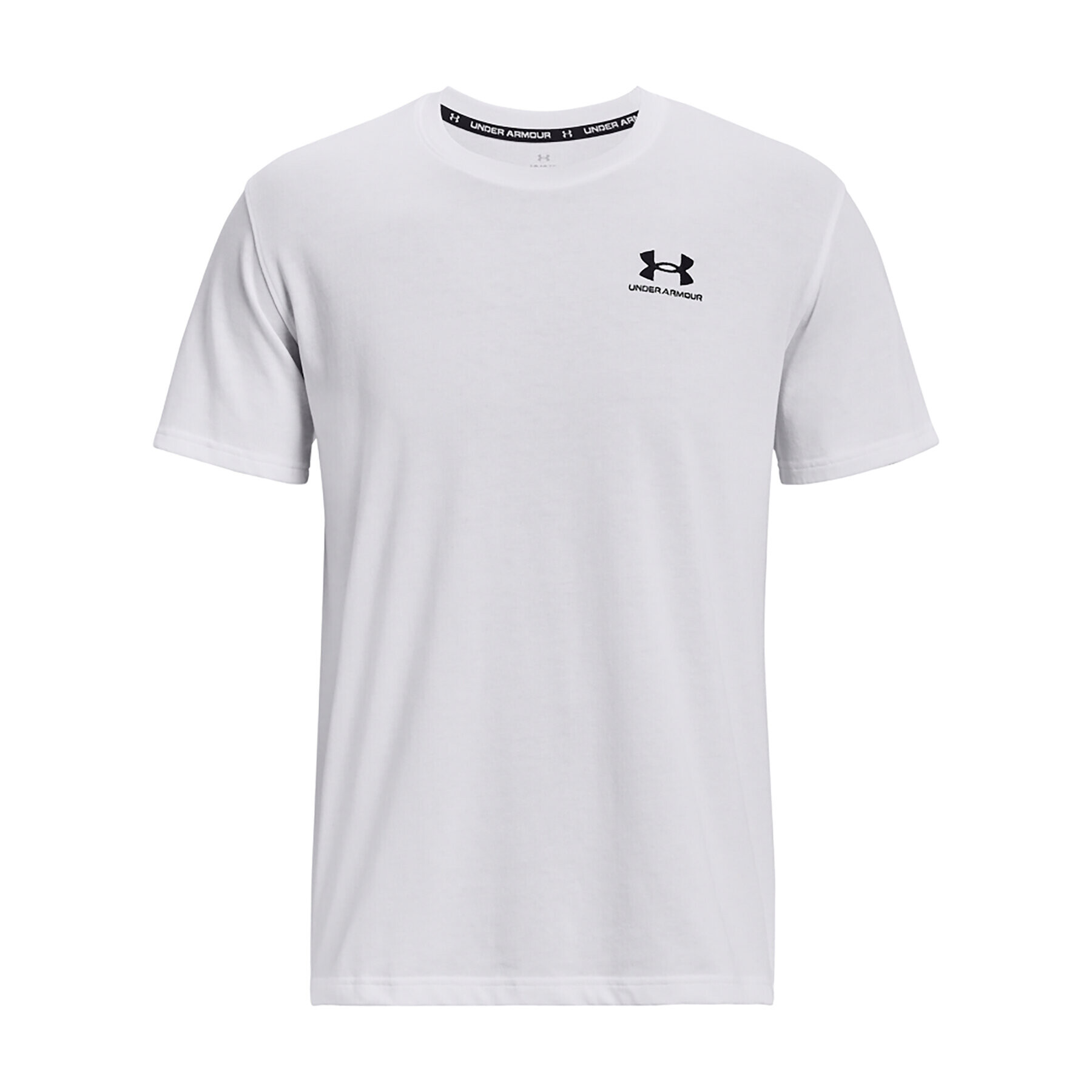 Under Armour Тишърт UA LOGO EMB HEAVYWEIGHT SS 1373997 Бял Regular Fit - Pepit.bg