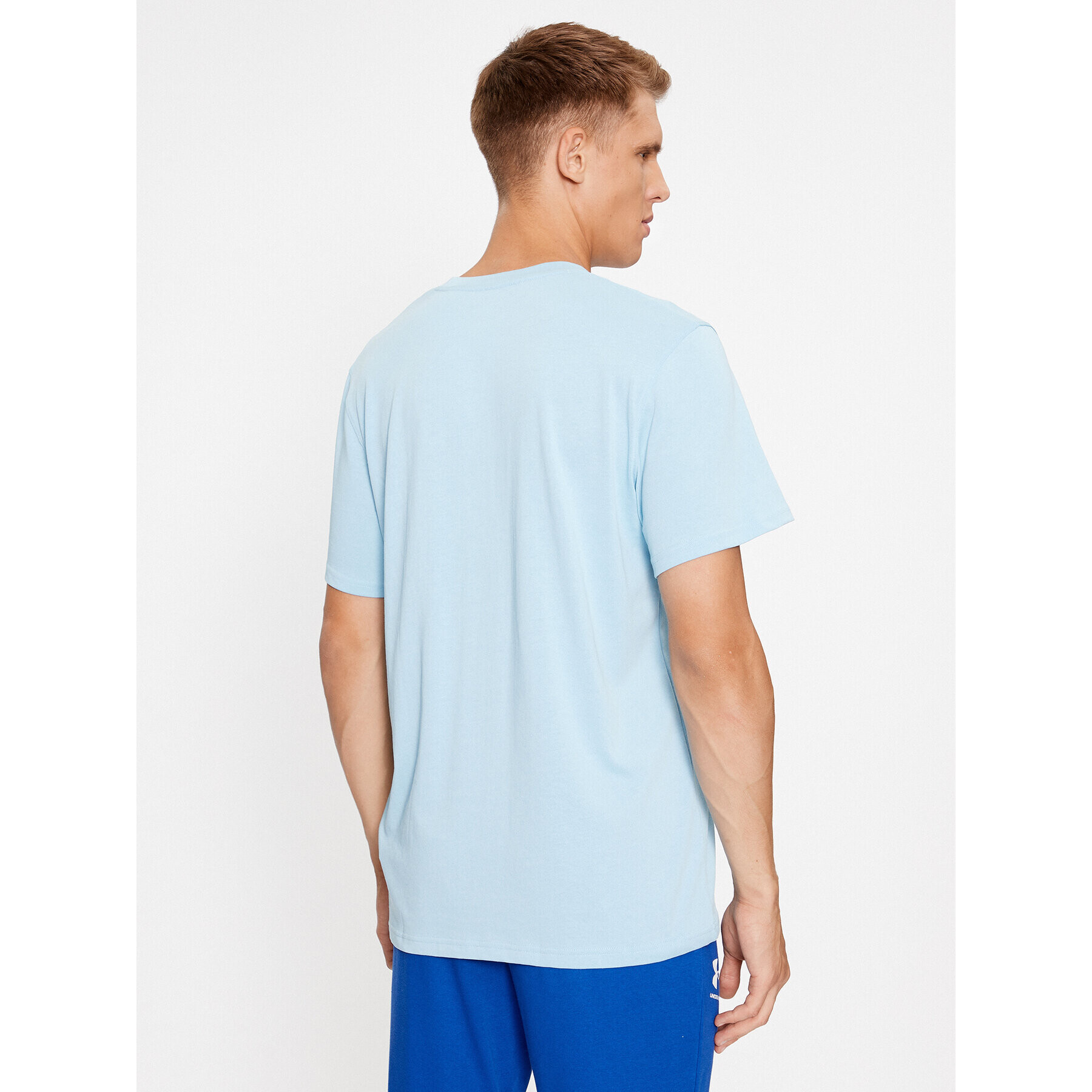 Under Armour Тишърт Ua M Logo Emb Heavyweight Ss 1373997 Син Loose Fit - Pepit.bg