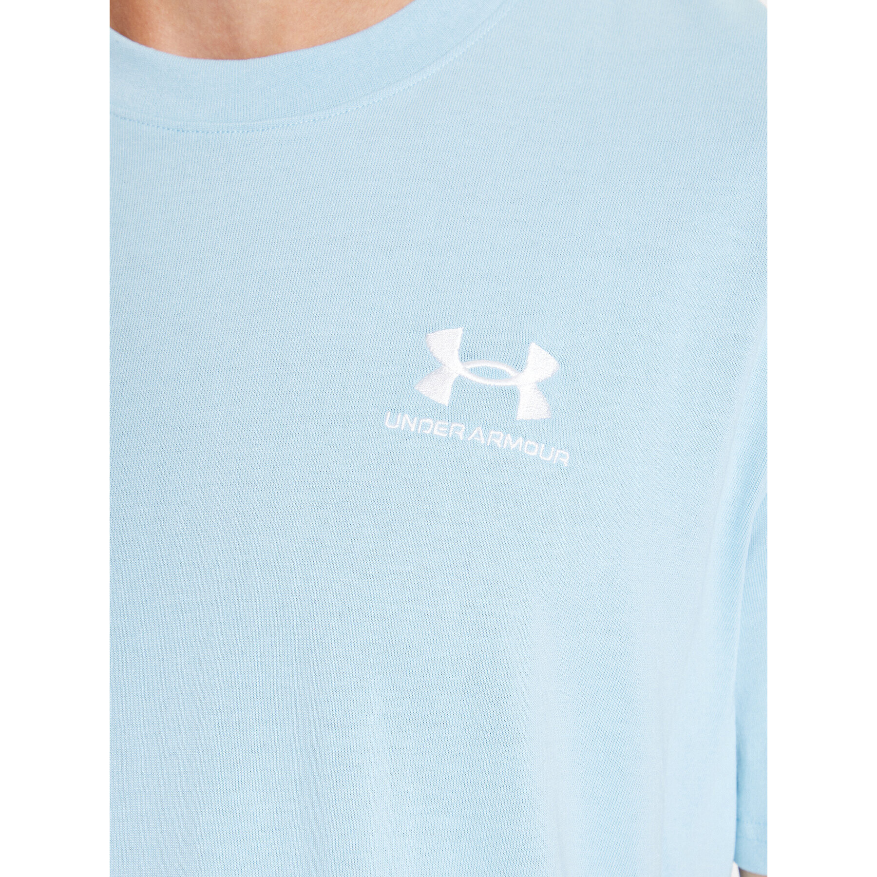 Under Armour Тишърт Ua M Logo Emb Heavyweight Ss 1373997 Син Loose Fit - Pepit.bg