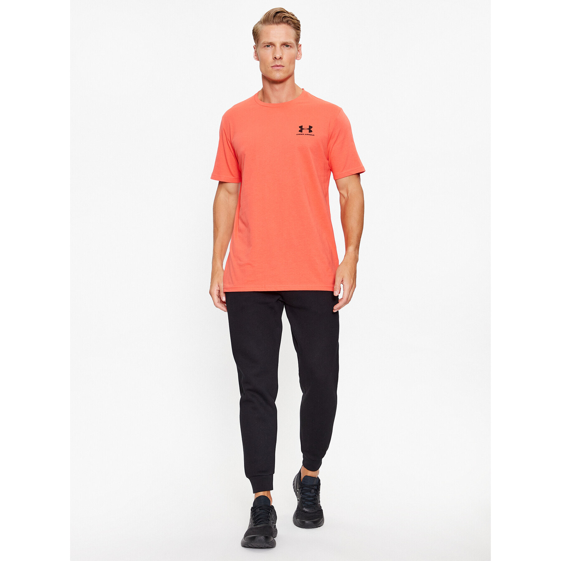 Under Armour Тишърт Ua M Sportstyle Lc Ss 1326799 Червен Loose Fit - Pepit.bg