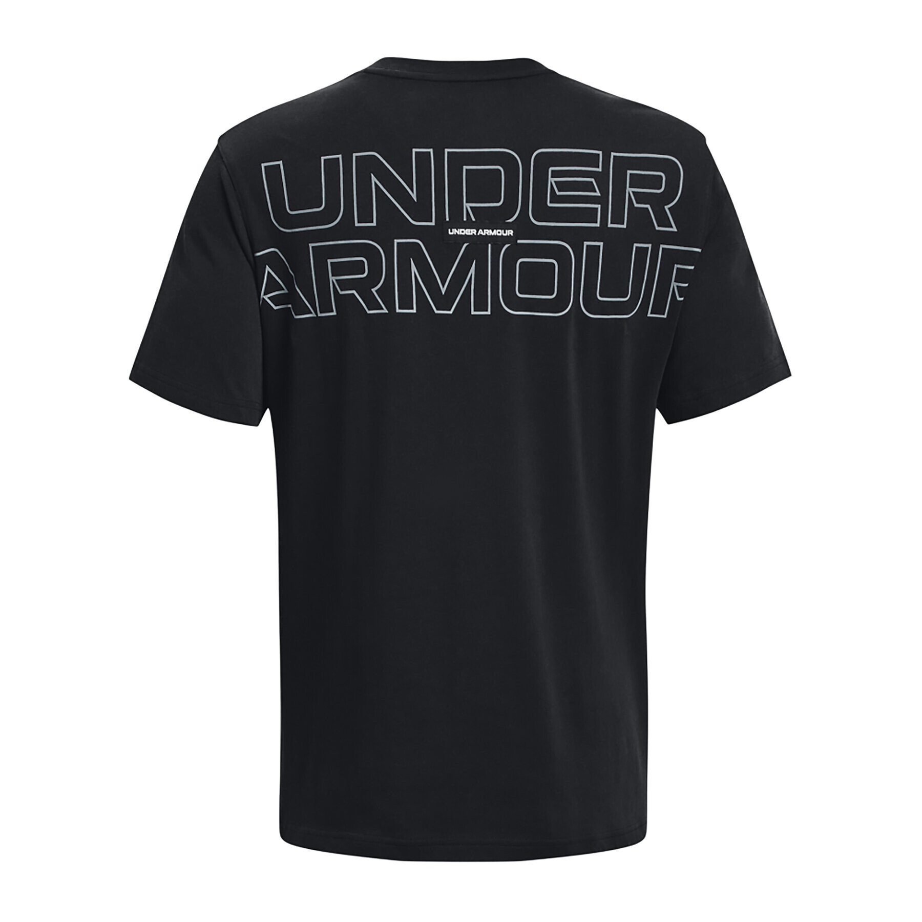 Under Armour Тишърт UA OUTLINE HEAVYWEIGHT SS 1379109 Черен Regular Fit - Pepit.bg