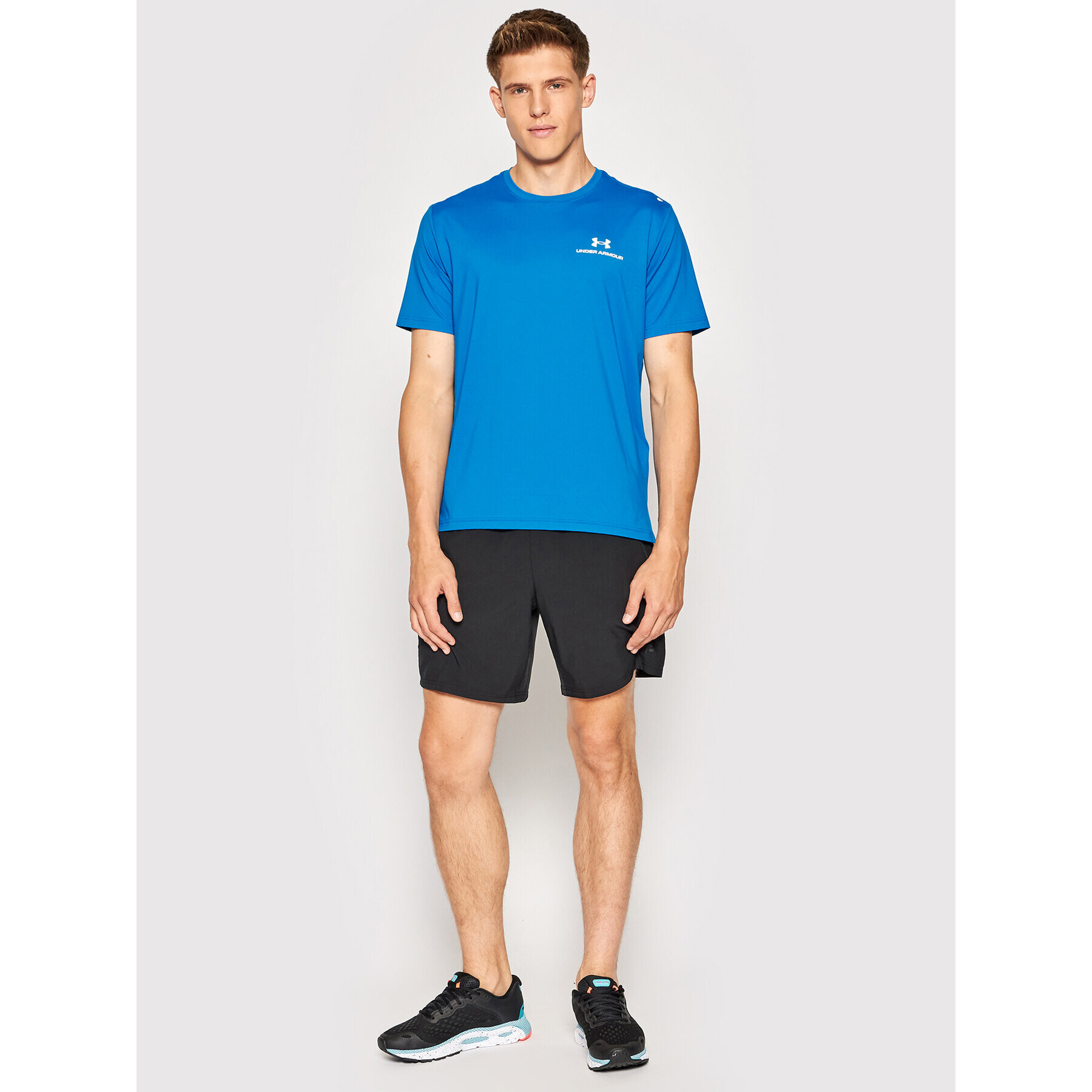 Under Armour Тишърт Ua Rush Energy 1366138 Син Loose Fit - Pepit.bg