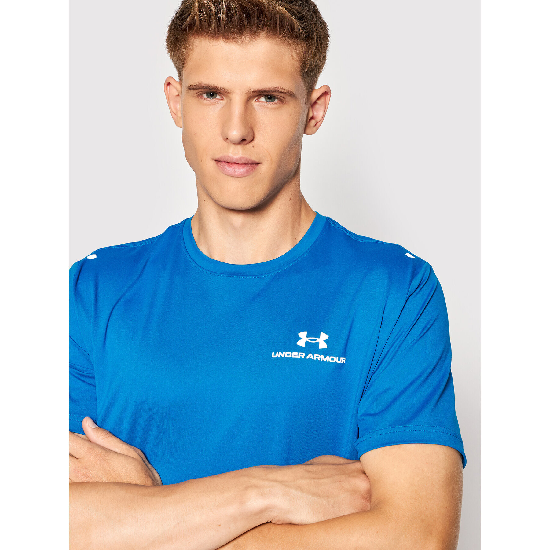 Under Armour Тишърт Ua Rush Energy 1366138 Син Loose Fit - Pepit.bg