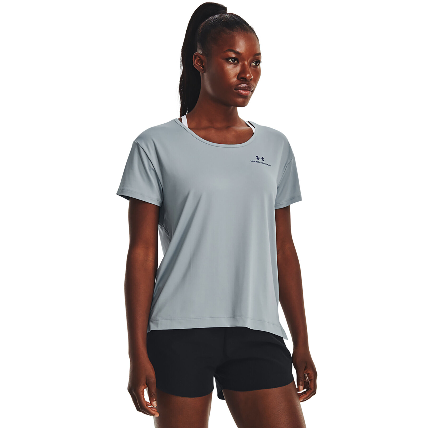 Under Armour Тишърт UA Rush Energy SS 1365683 Син Regular Fit - Pepit.bg