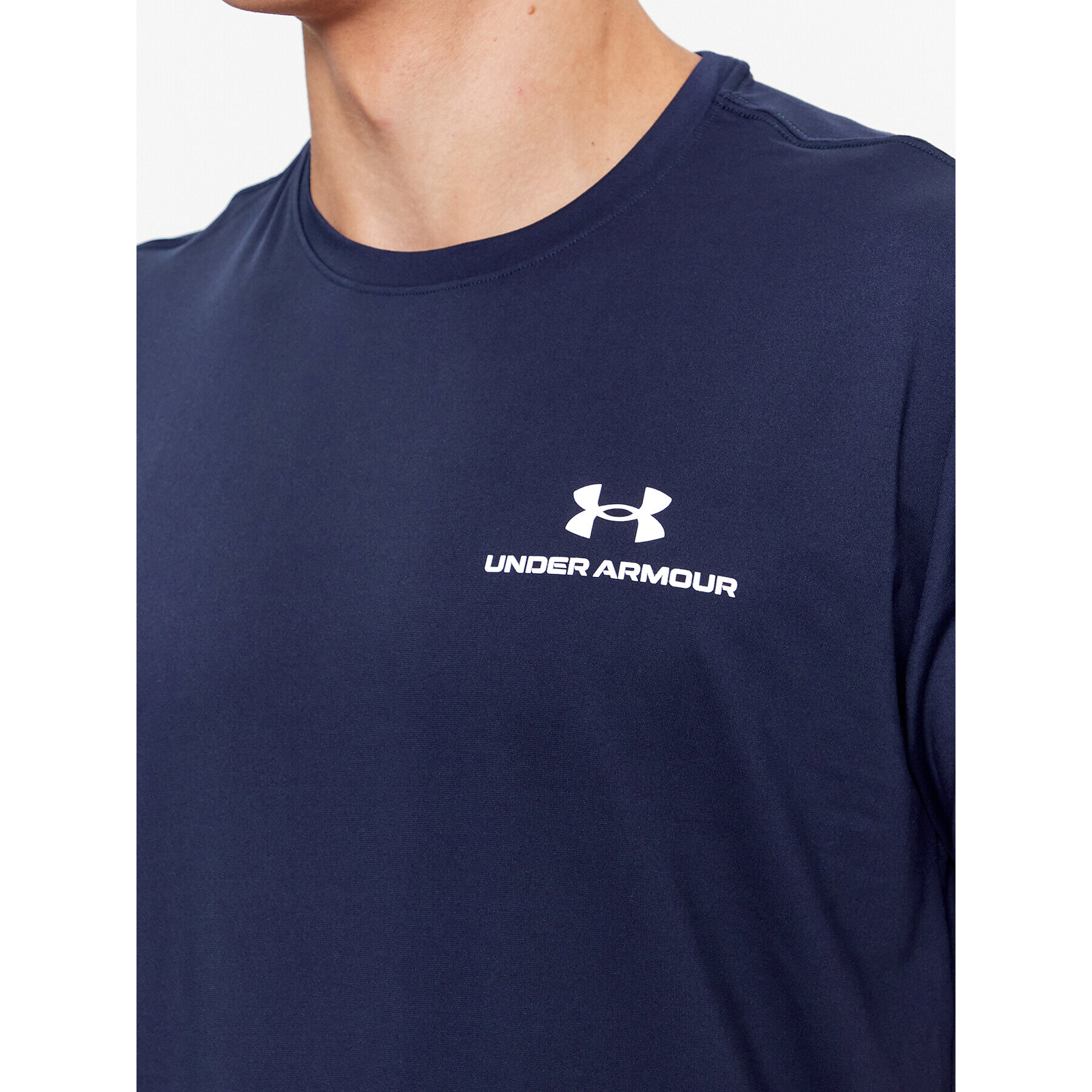 Under Armour Тишърт Ua Rush Energy Ss 1366138 Тъмносин Loose Fit - Pepit.bg