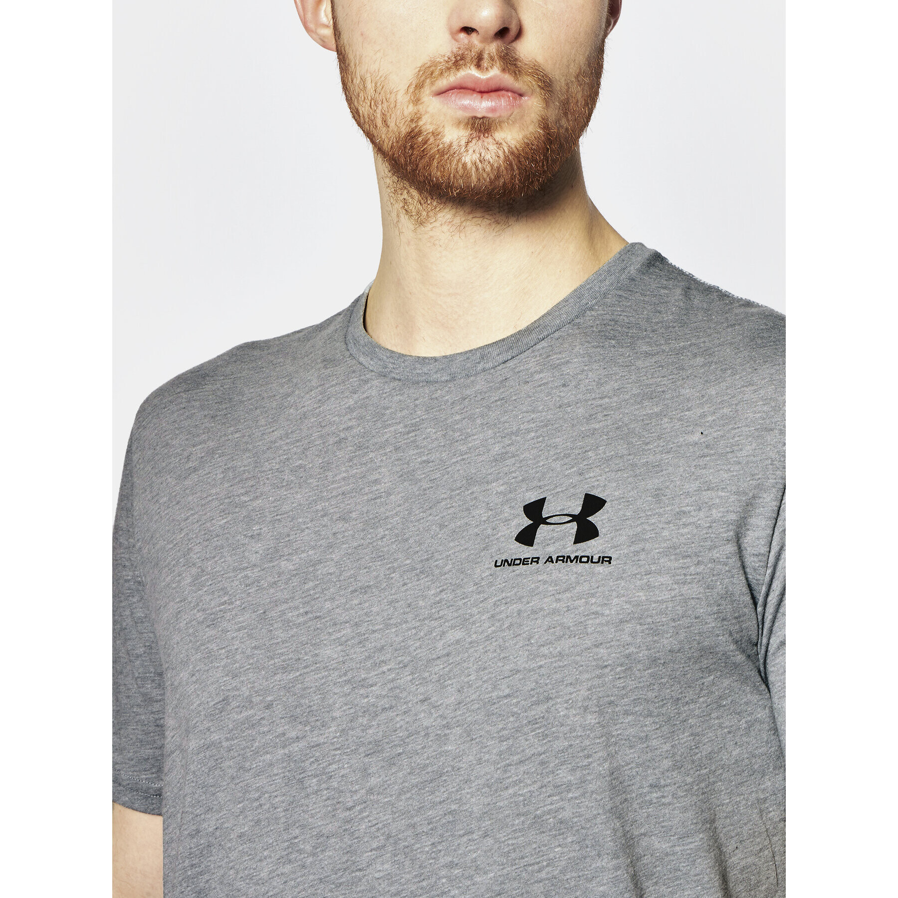 Under Armour Тишърт UA Sportstyle 1326799 Сив Loose Fit - Pepit.bg