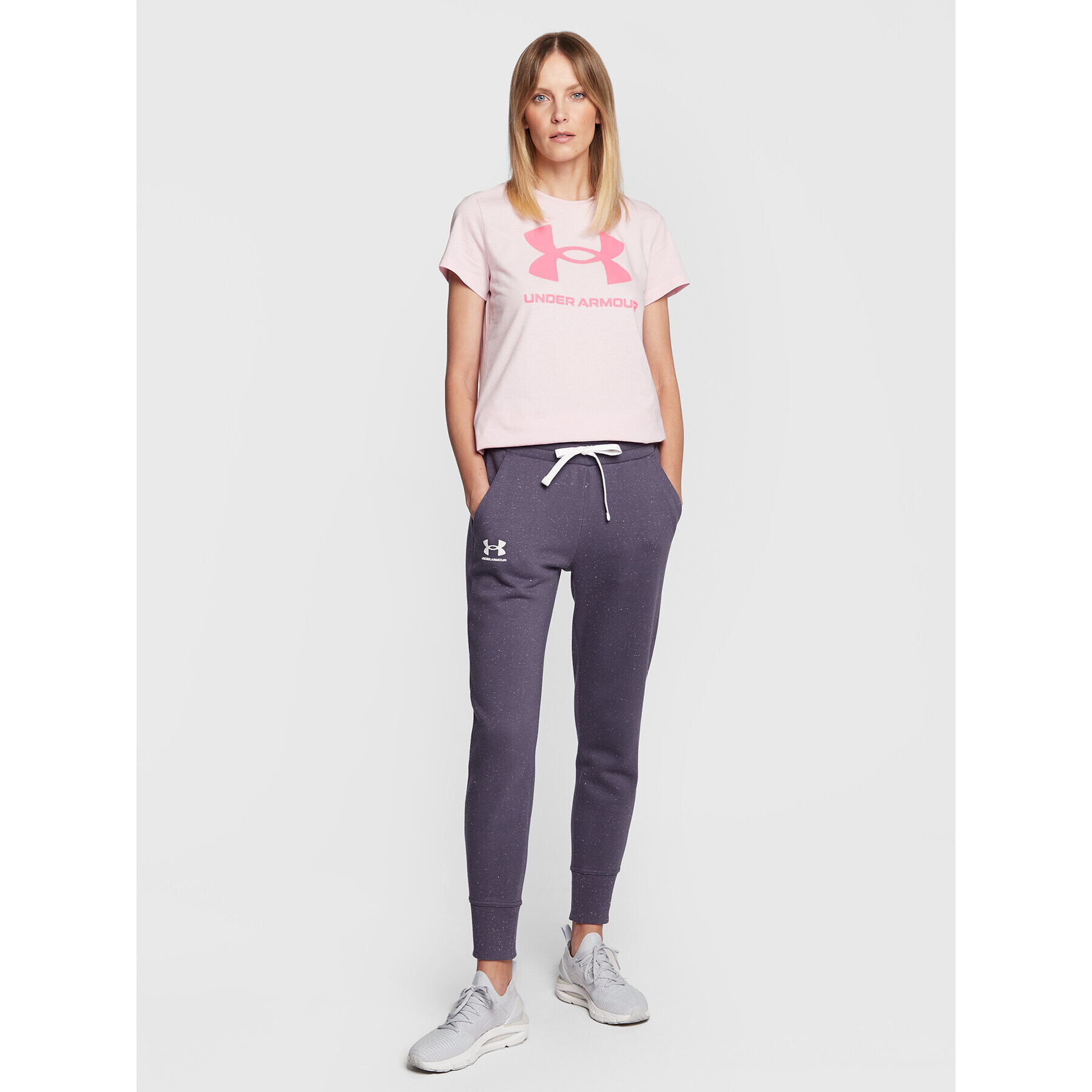 Under Armour Тишърт Ua Sportstyle Graphic 1356305 Розов Loose Fit - Pepit.bg