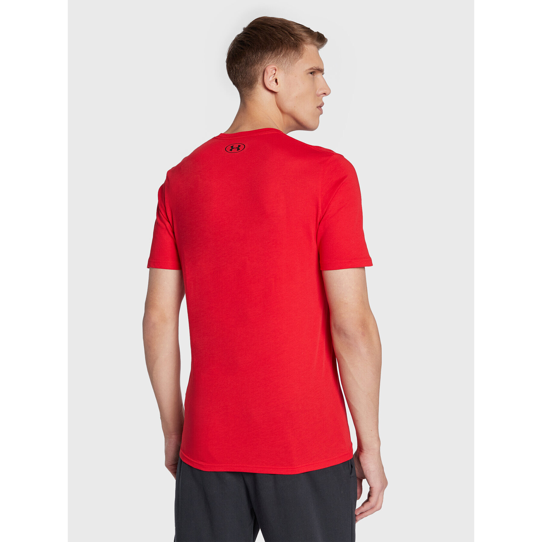 Under Armour Тишърт Ua Sportstyle Logo 1329590 Червен Loose Fit - Pepit.bg