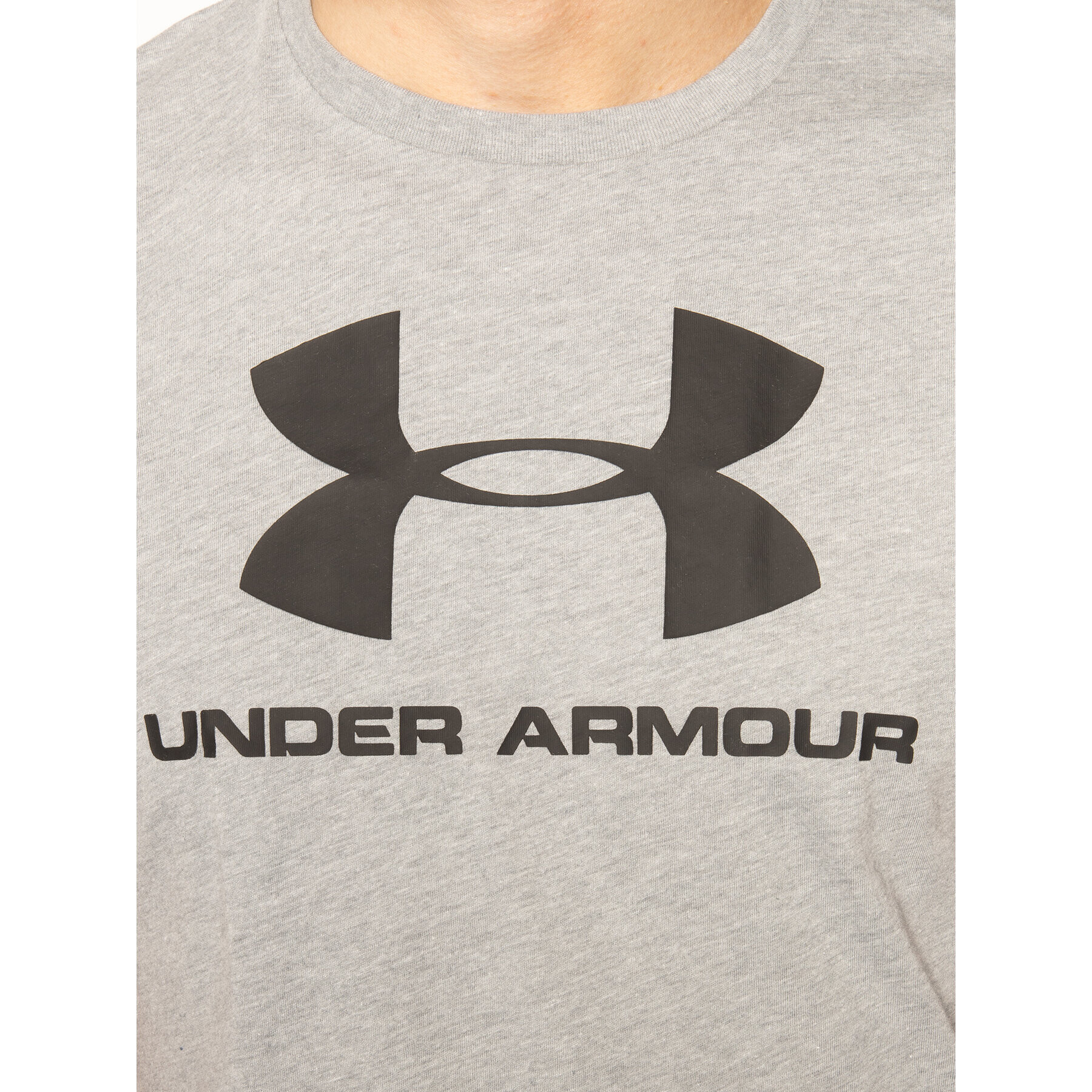 Under Armour Тишърт Ua Sportstyle Logo 1329590 Сив Regular Fit - Pepit.bg