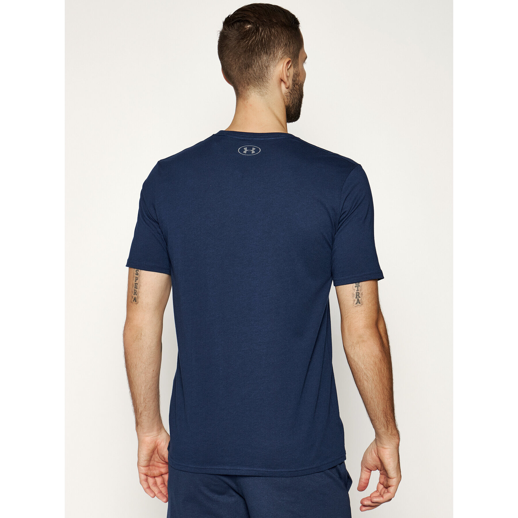 Under Armour Тишърт Ua Sportstyle Logo 1329590 Тъмносин Loose Fit - Pepit.bg