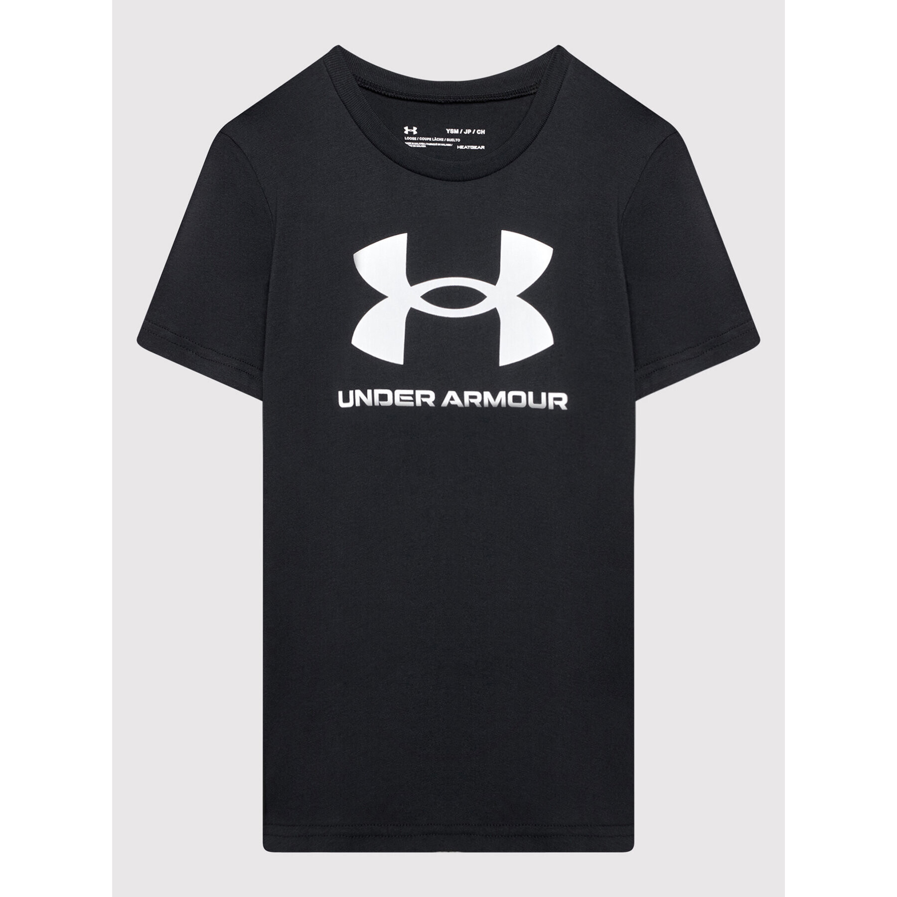 Under Armour Тишърт Ua Sportstyle Logo 1363282 Черен Loose Fit - Pepit.bg