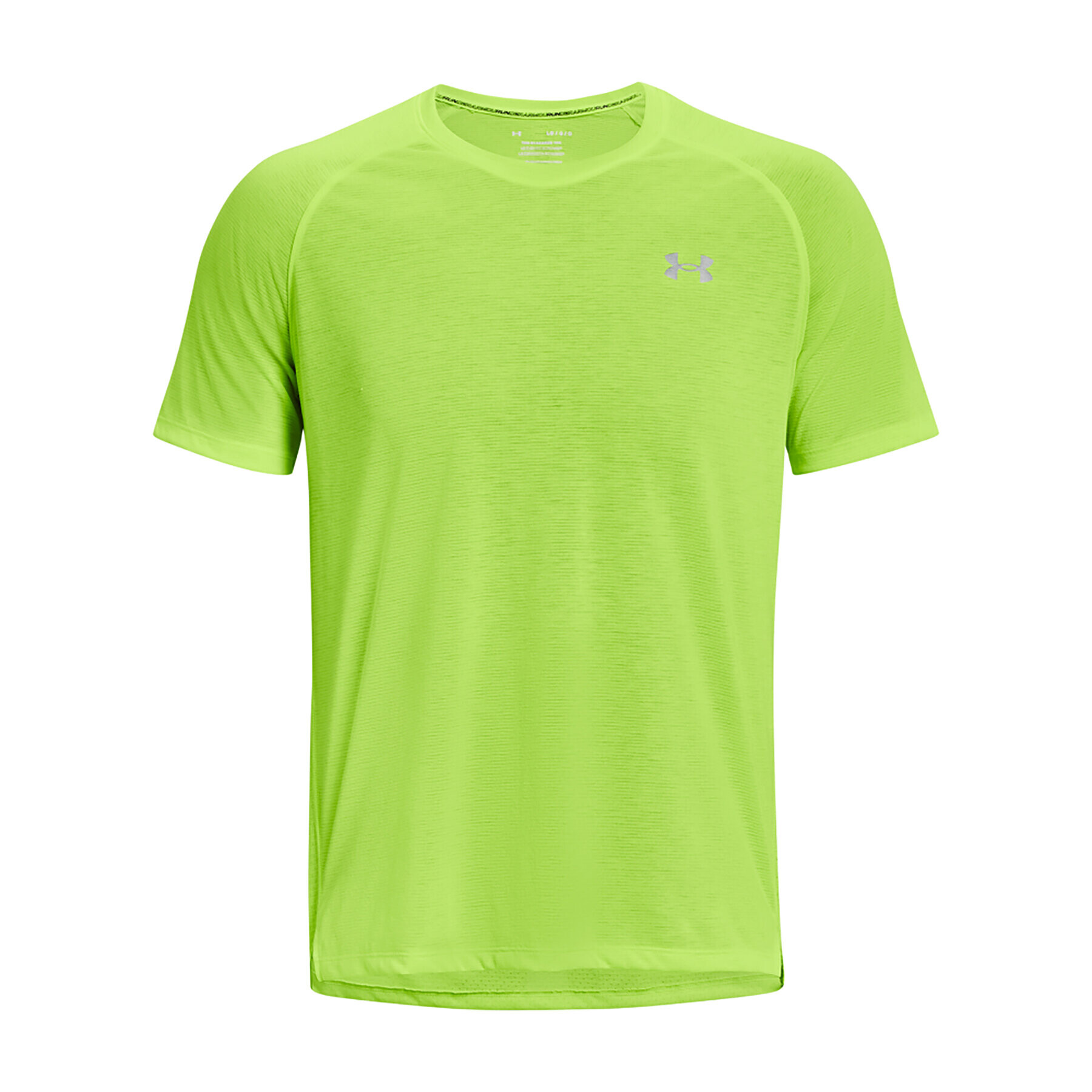 Under Armour Тишърт UA STREAKER TEE 1361469 Зелен Regular Fit - Pepit.bg