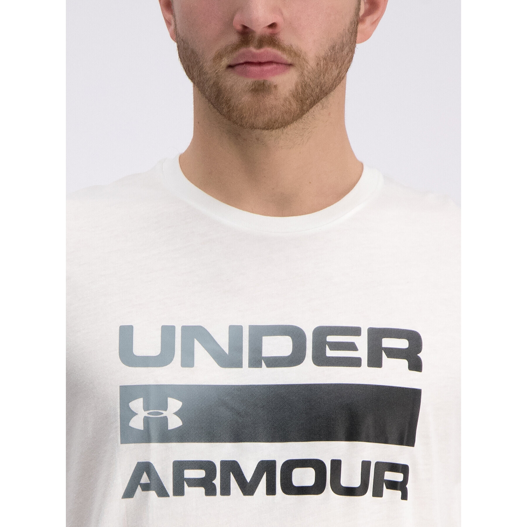 Under Armour Тишърт Ua Team Issue Wordmark 1329582 Бял Regular Fit - Pepit.bg