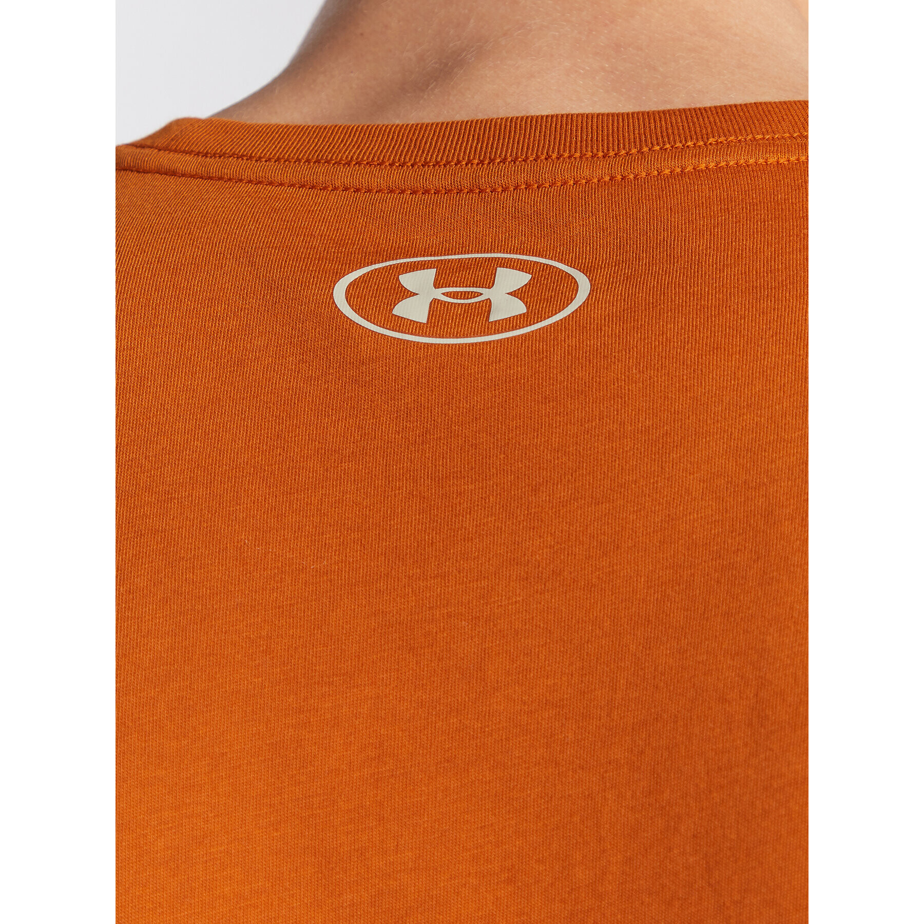 Under Armour Тишърт Ua Team Issue Wordmark 1329582 Оранжев Loose Fit - Pepit.bg