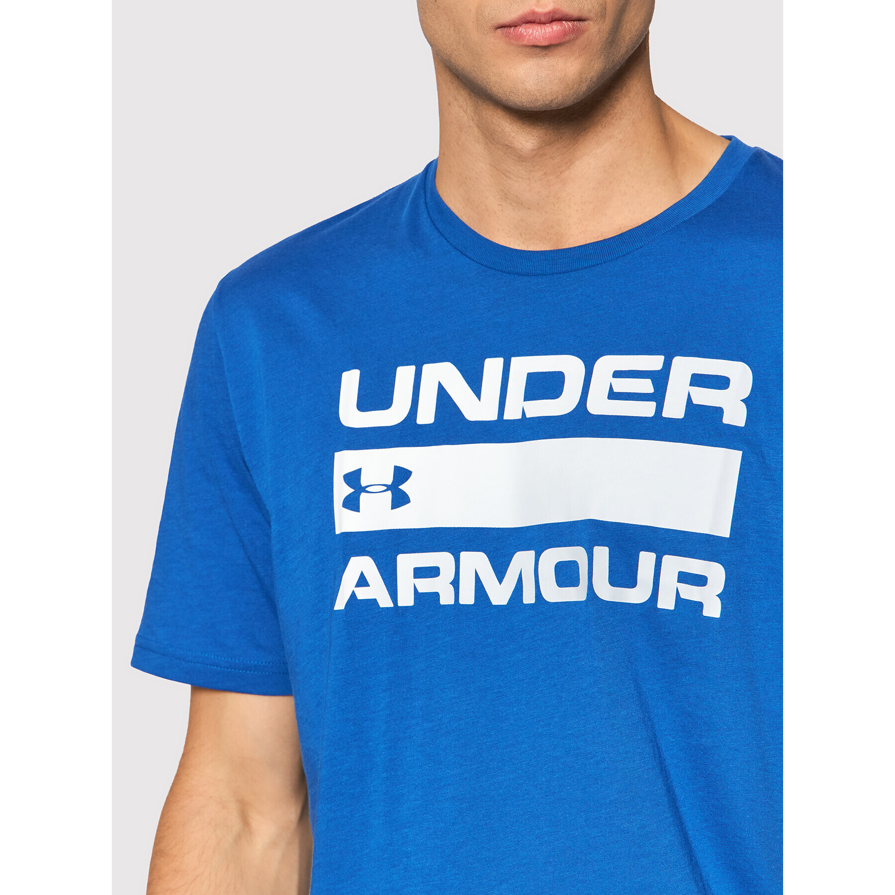 Under Armour Тишърт Ua Team Issue Wordmark 1329582 Син Loose Fit - Pepit.bg