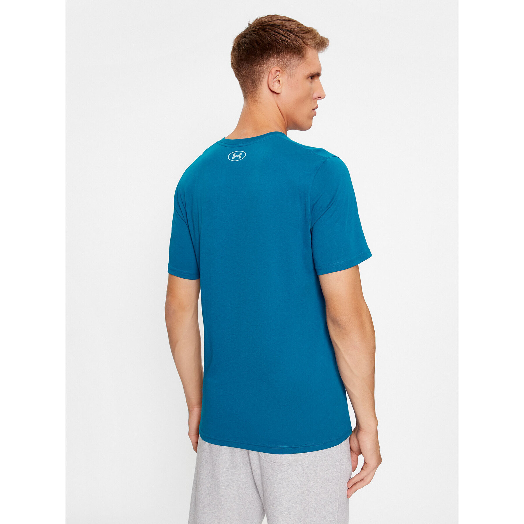 Under Armour Тишърт Ua Team Issue Wordmark Ss 1329582 Син Loose Fit - Pepit.bg