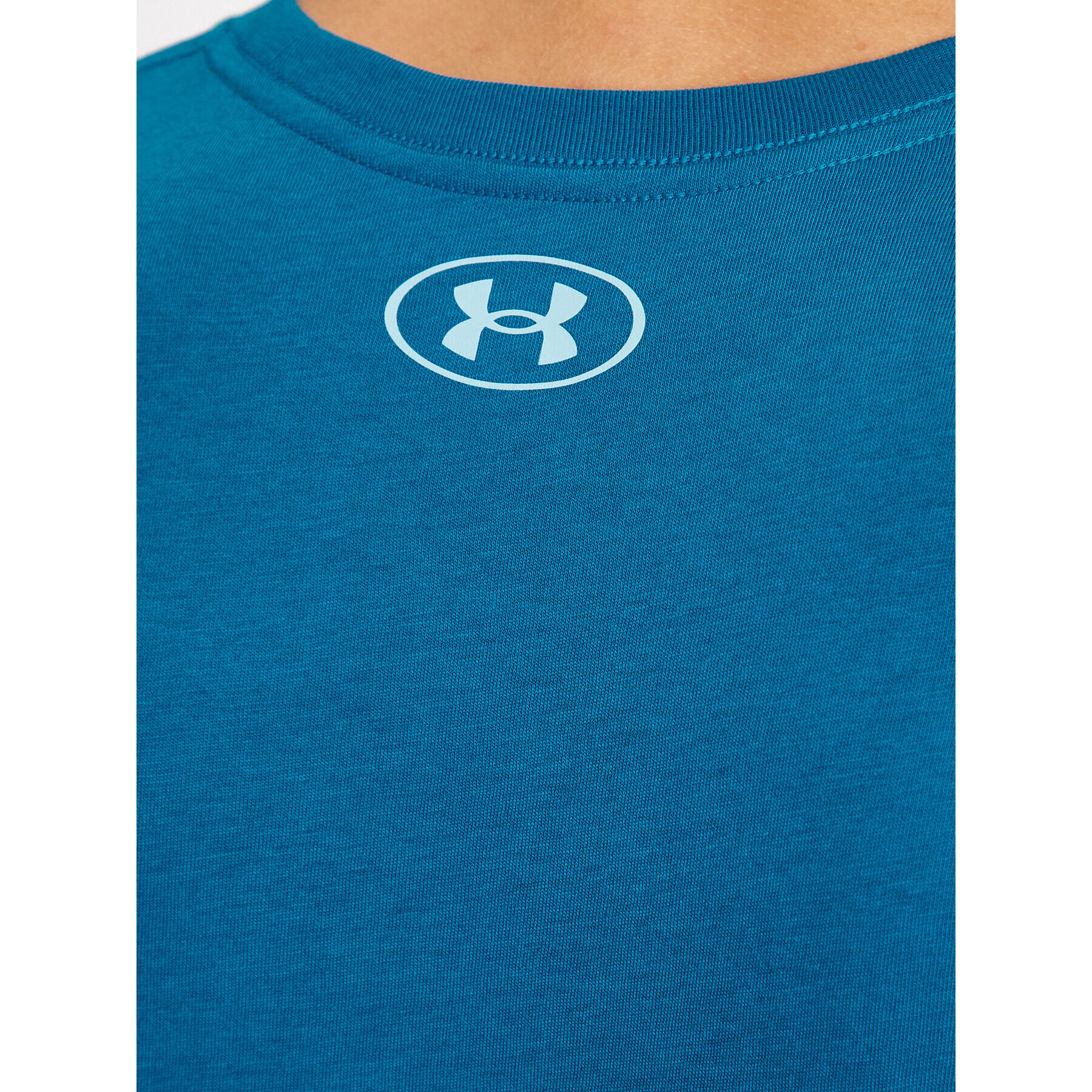 Under Armour Тишърт Ua Team Issue Wordmark Ss 1329582 Син Loose Fit - Pepit.bg