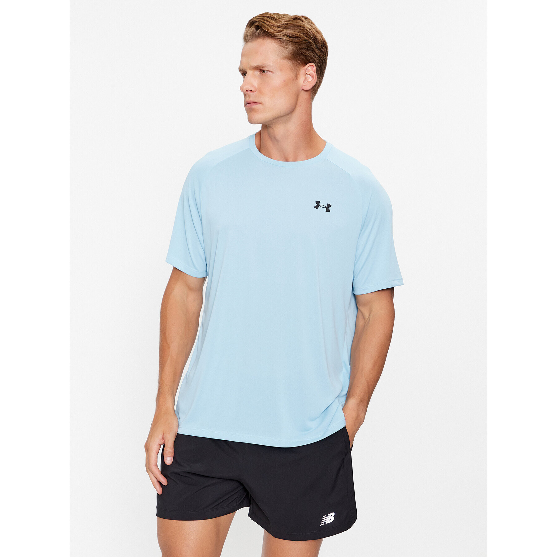 Under Armour Тишърт Ua Tech 2.0 Ss Tee 1326413 Син Loose Fit - Pepit.bg