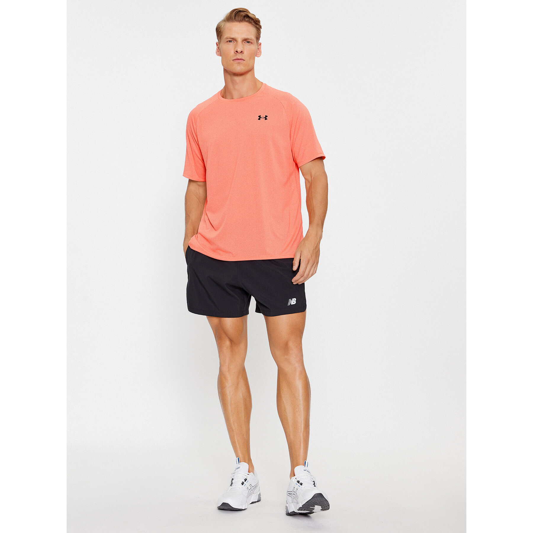 Under Armour Тишърт Ua Tech 2.0 Ss Tee Novelty 1345317 Червен Loose Fit - Pepit.bg