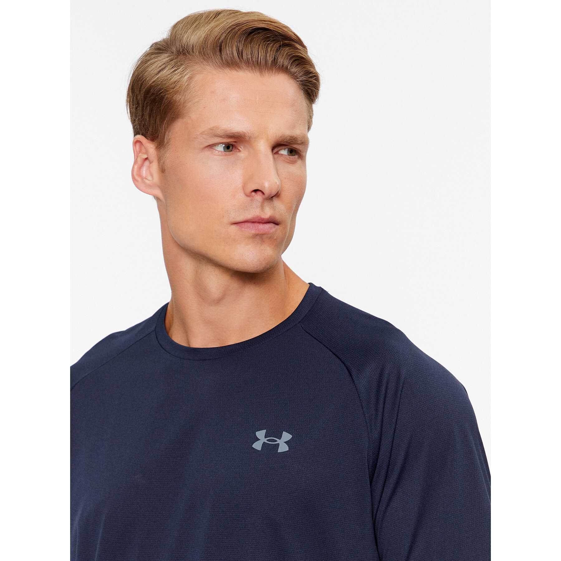 Under Armour Тишърт Ua Tech 2.0 Ss Tee Novelty 1345317 Тъмносин Loose Fit - Pepit.bg