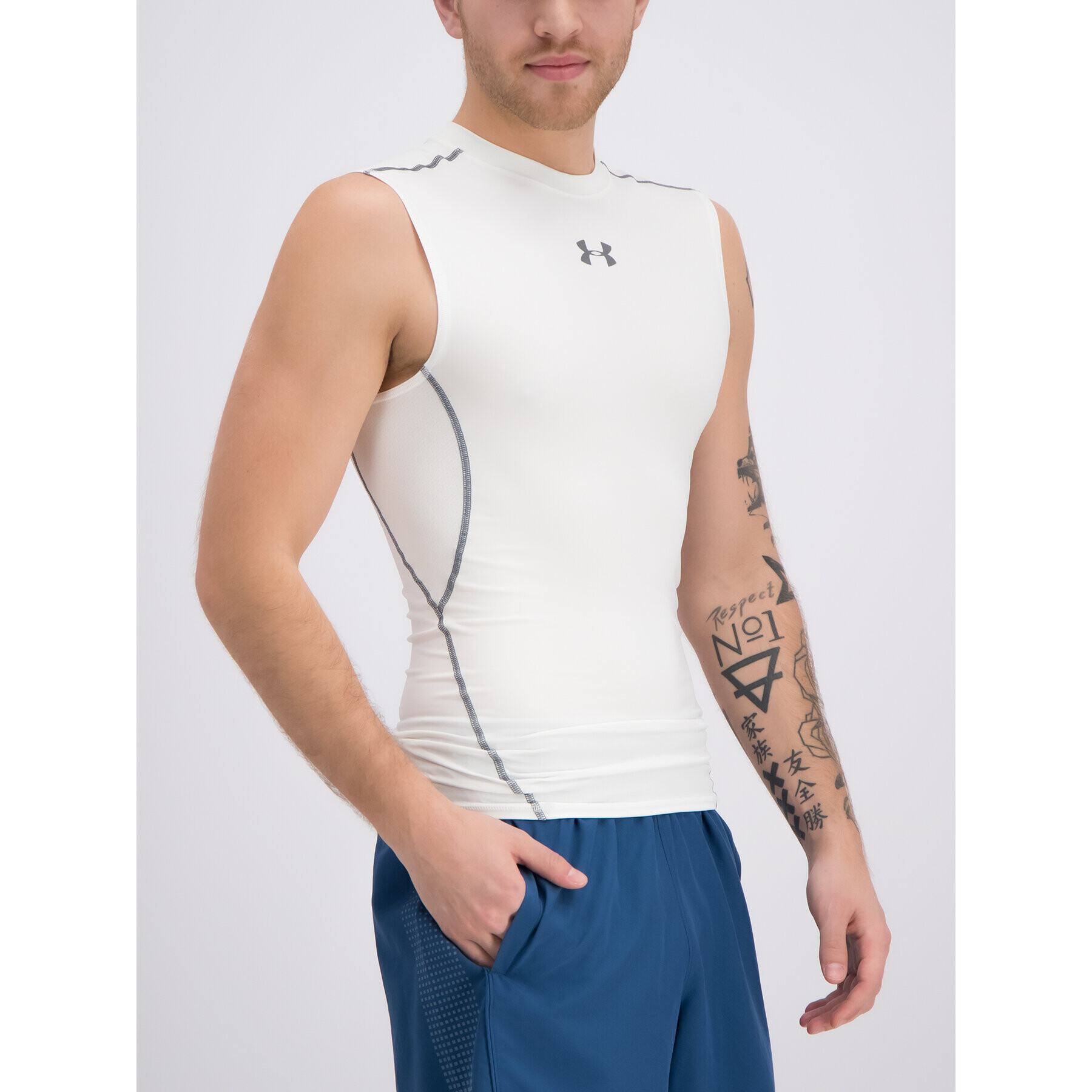 Under Armour Топ 1257469 Бял Regular Fit - Pepit.bg