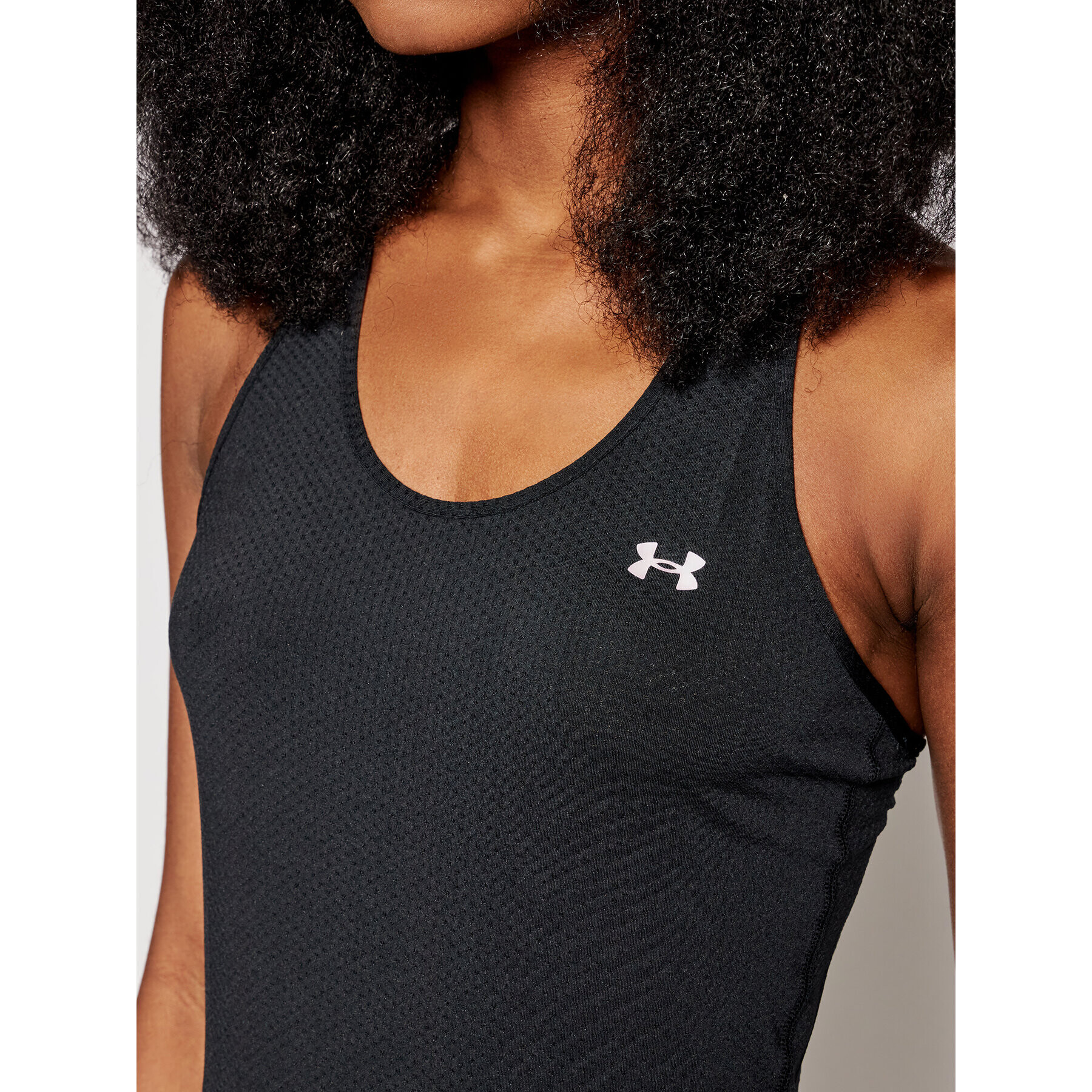 Under Armour Топ Armour Racer 1328962 Черен Regular Fit - Pepit.bg