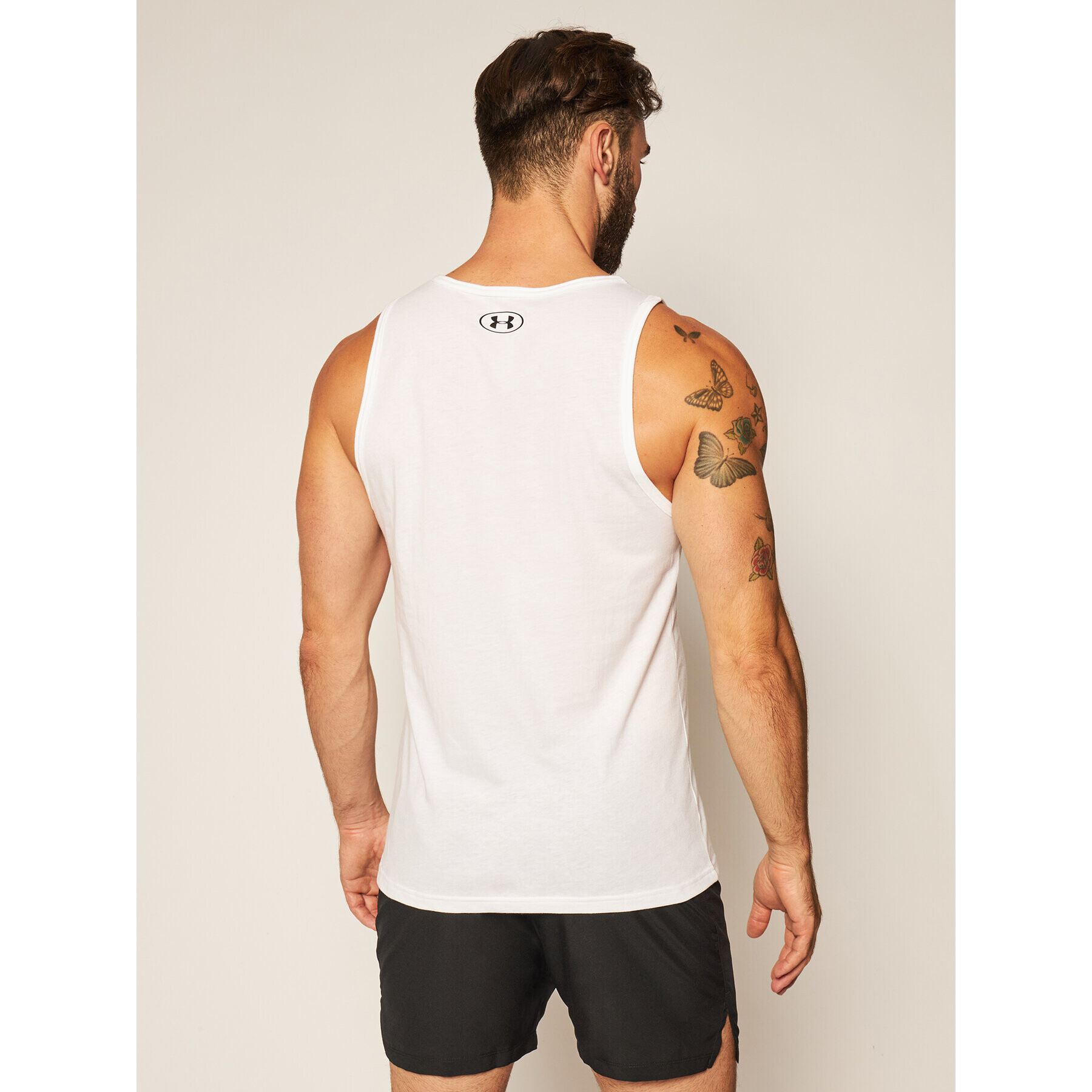 Under Armour Топ Ua Sportstyle Logo 1329589 Бял Loose Fit - Pepit.bg