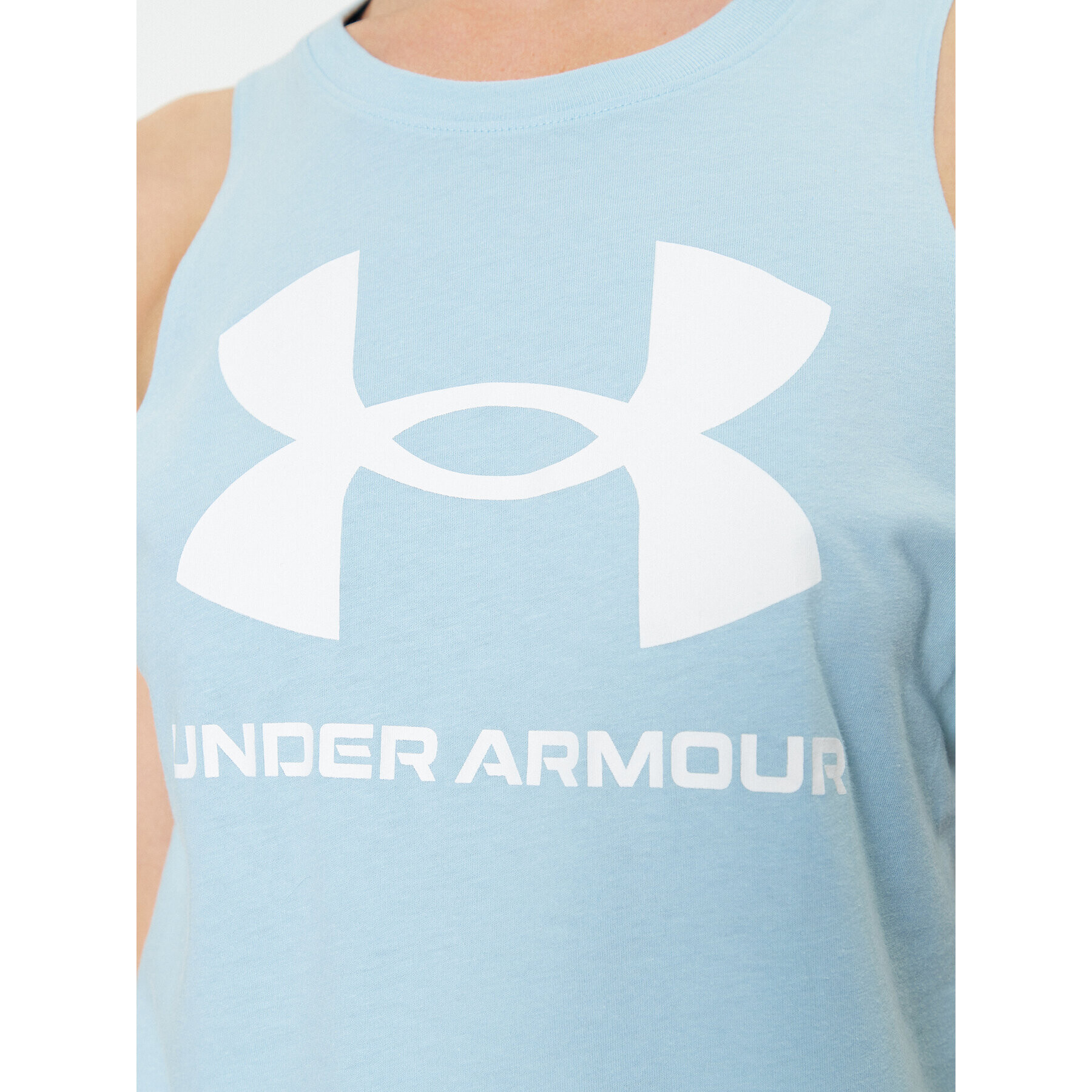 Under Armour топ Ua W Live Sportstyle Tank 1356297 Син Loose Fit - Pepit.bg