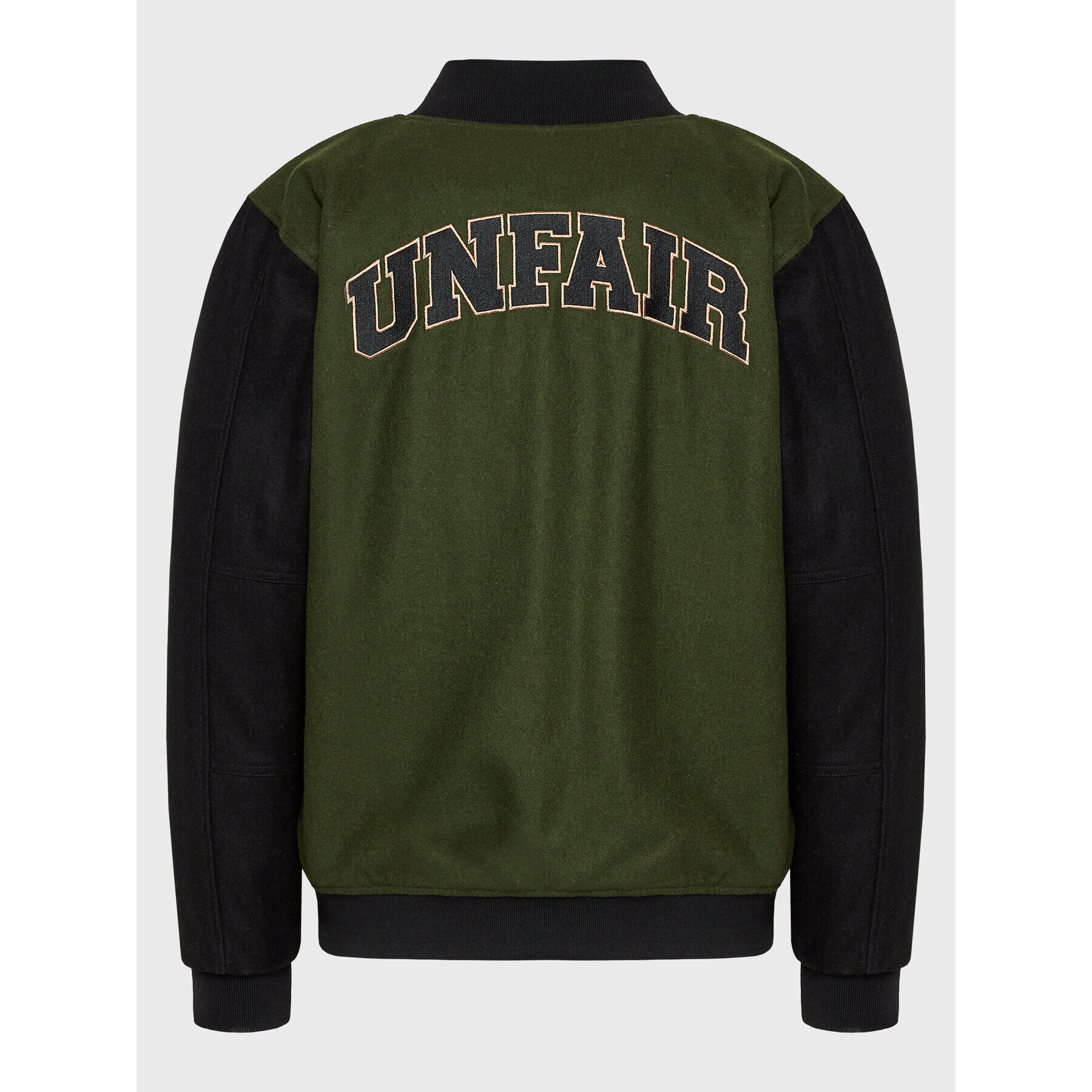 Unfair Athletics Яке бомбър Two Side Collage UNFR23-041 Зелен Comfortable Fit - Pepit.bg