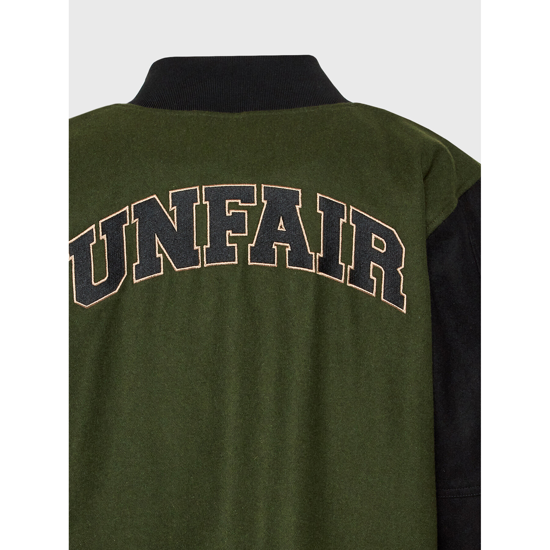 Unfair Athletics Яке бомбър Two Side Collage UNFR23-041 Зелен Comfortable Fit - Pepit.bg
