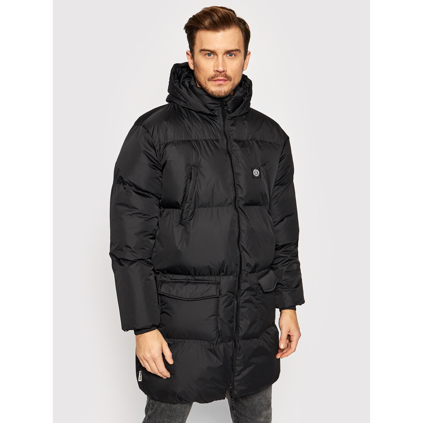 Unfair Athletics Пухено яке UNFR21-144 Черен Regular Fit - Pepit.bg