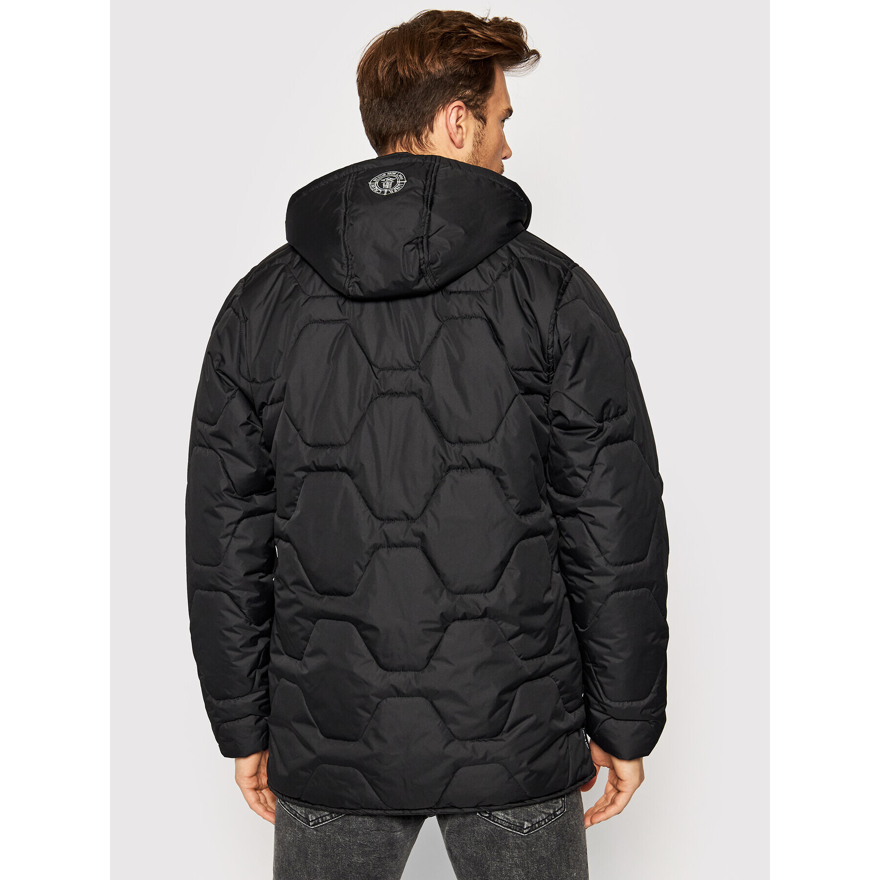 Unfair Athletics Пухено яке UNFR21-147 Черен Regular Fit - Pepit.bg