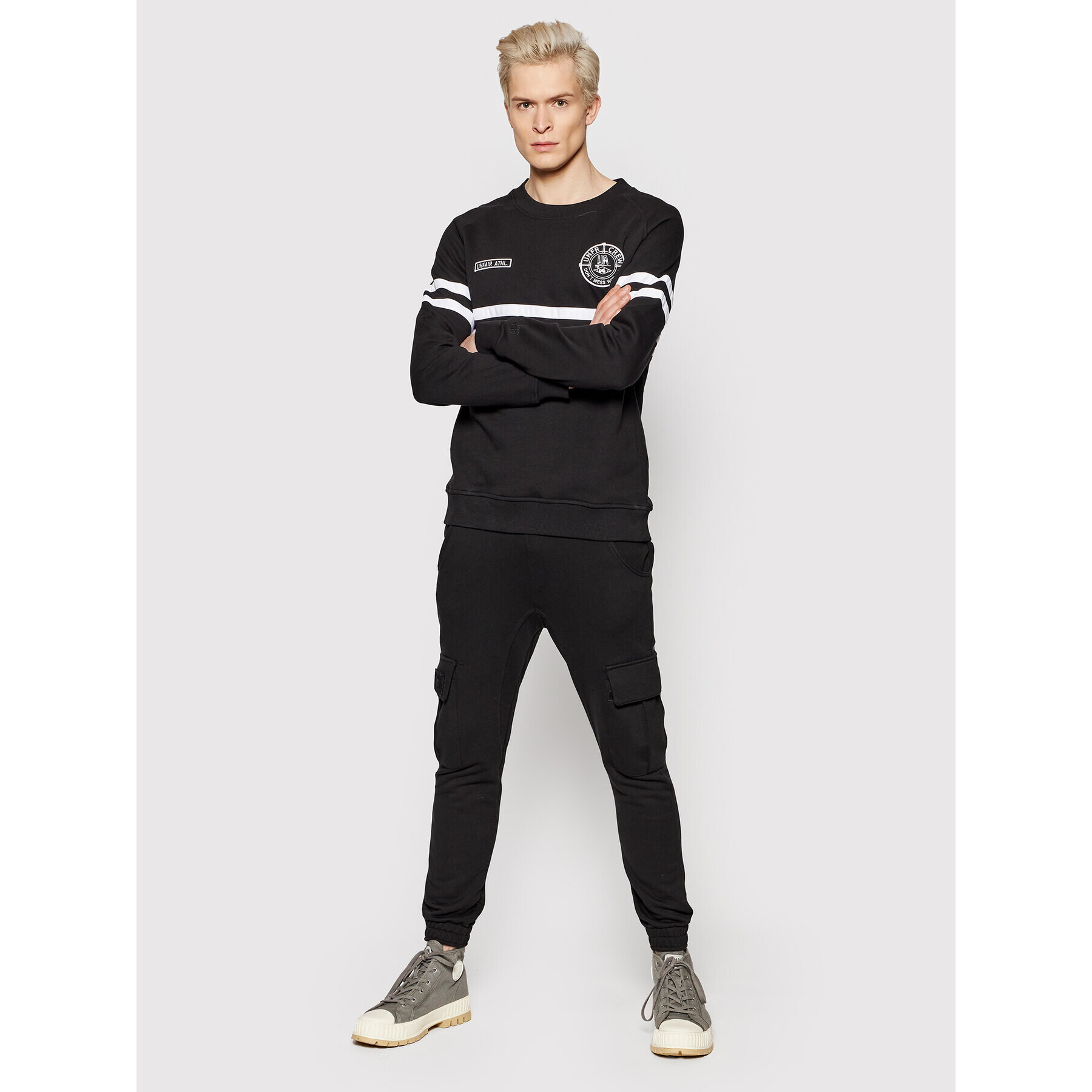 Unfair Athletics Суитшърт UNFR19-105 Черен Regular Fit - Pepit.bg