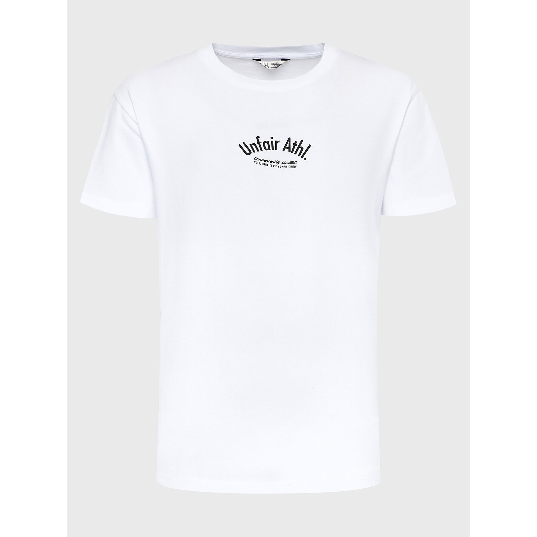 Unfair Athletics Тишърт Emergency UNFR23-004 Бял Regular Fit - Pepit.bg