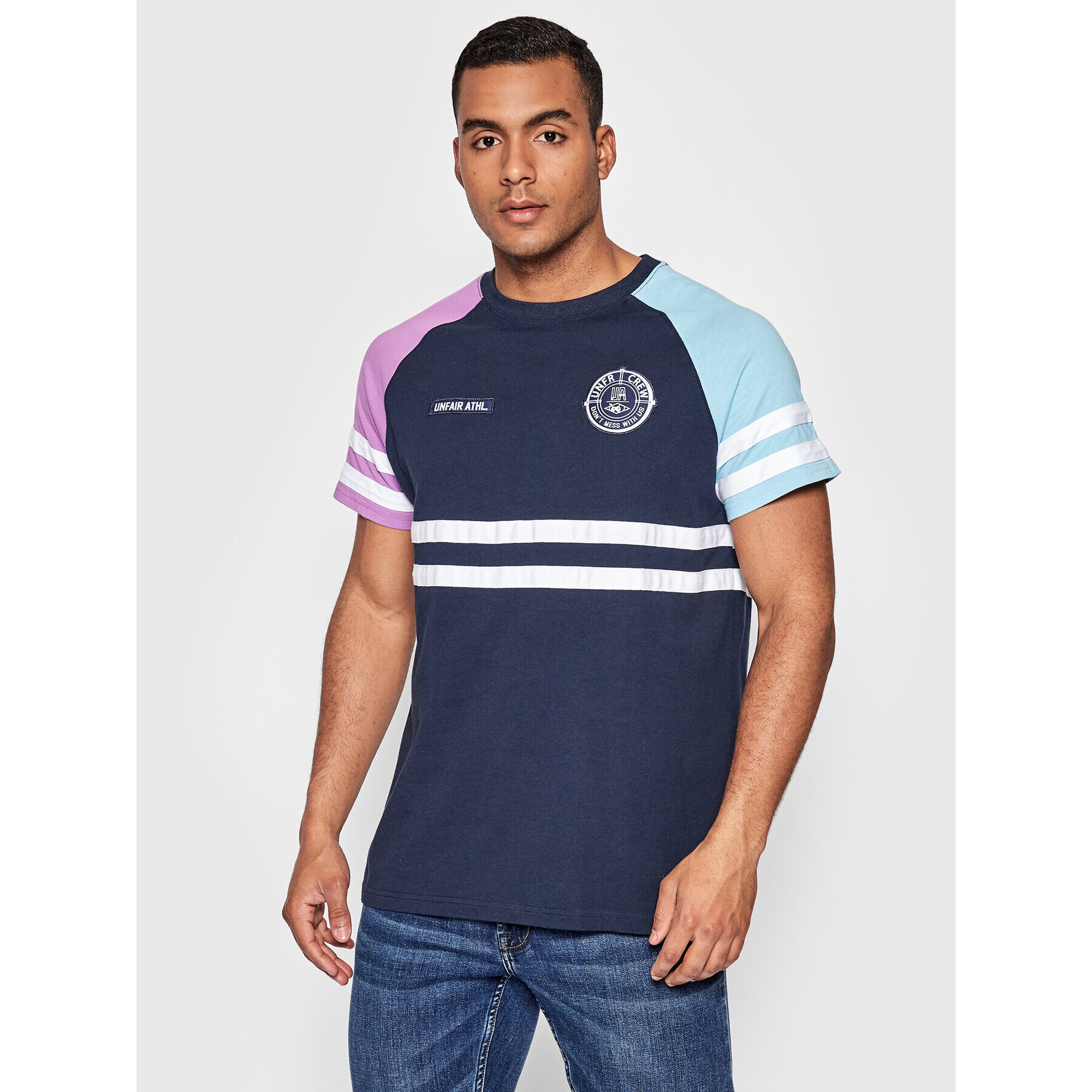 Unfair Athletics Тишърт UNFR22-080 Тъмносин Regular Fit - Pepit.bg