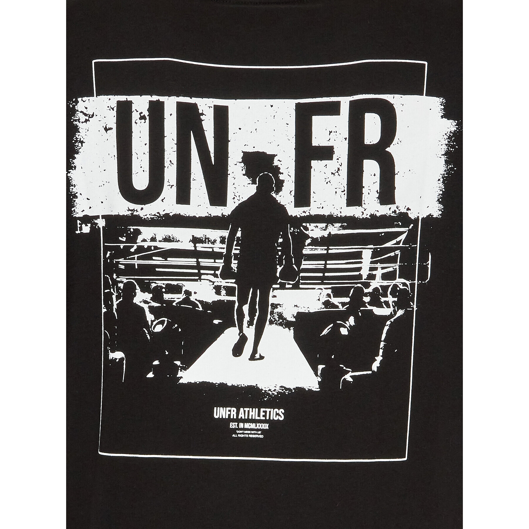 Unfair Athletics Тишърт UNFR22-132 Черен Regular Fit - Pepit.bg