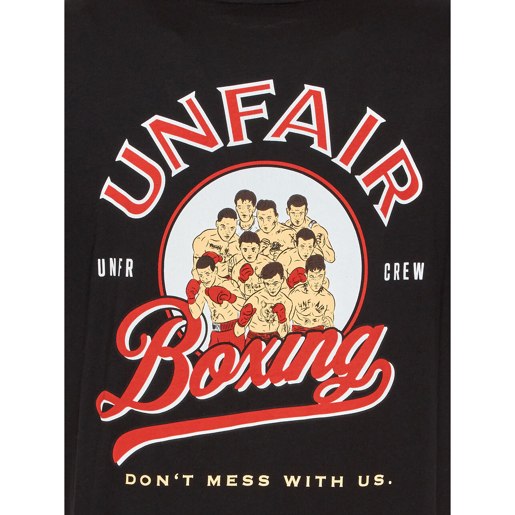 Unfair Athletics Тишърт UNFR23-006 Черен Regular Fit - Pepit.bg