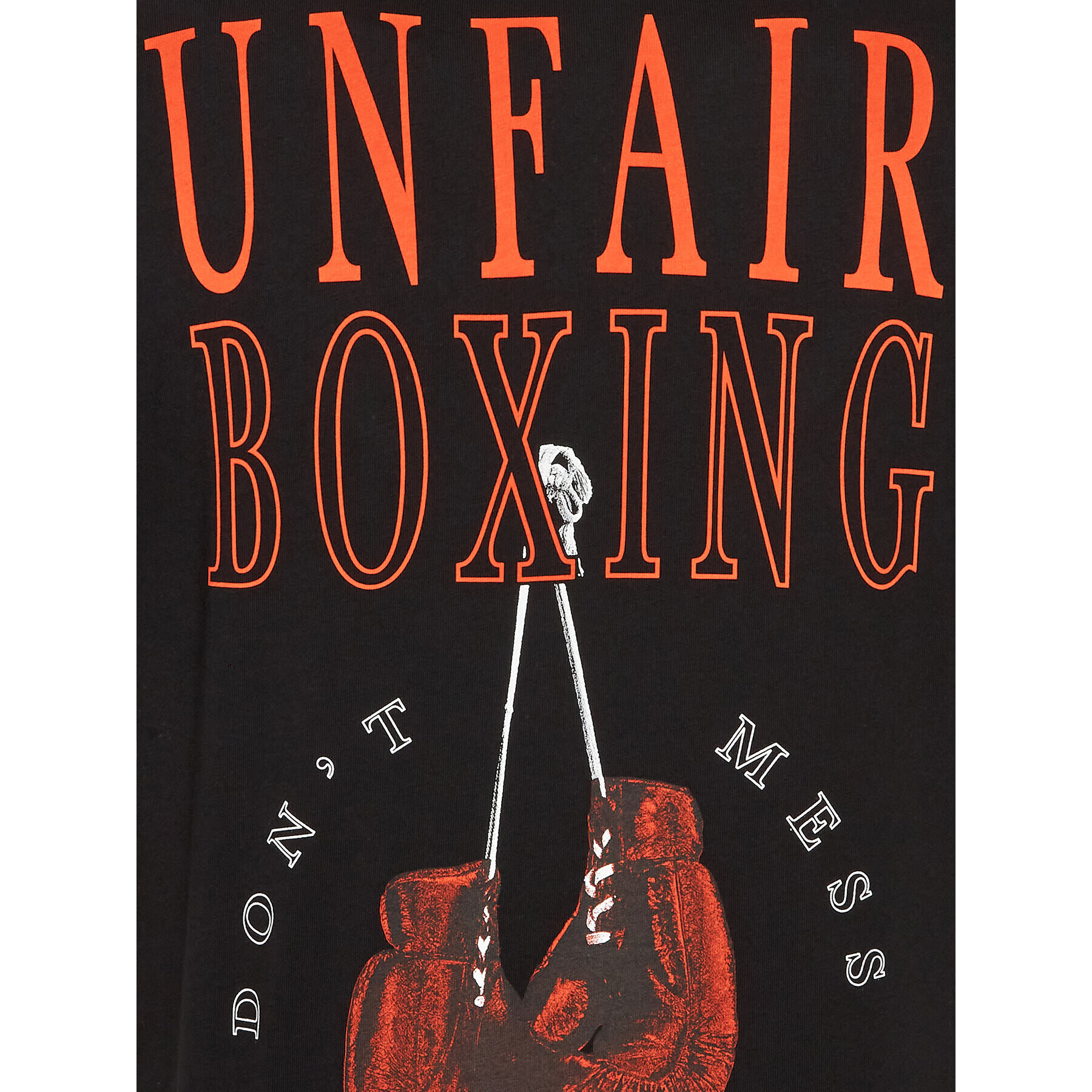 Unfair Athletics Тишърт UNFR23-008 Черен Regular Fit - Pepit.bg