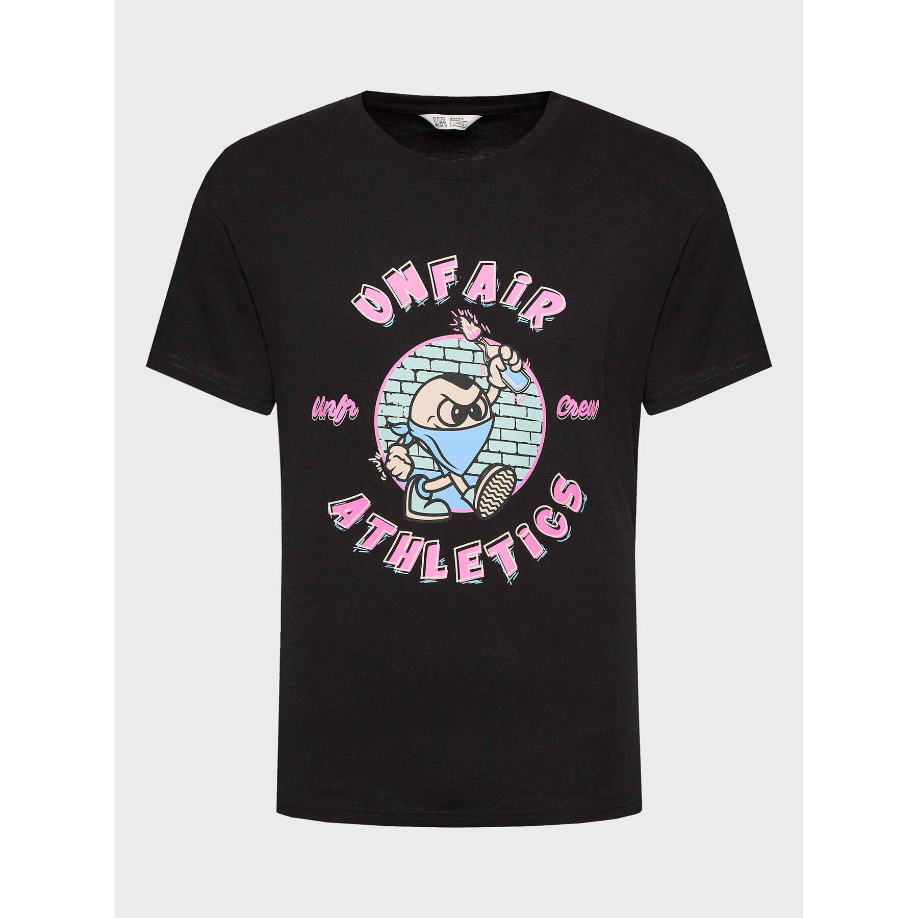 Unfair Athletics Тишърт UNFR23-010 Черен Regular Fit - Pepit.bg