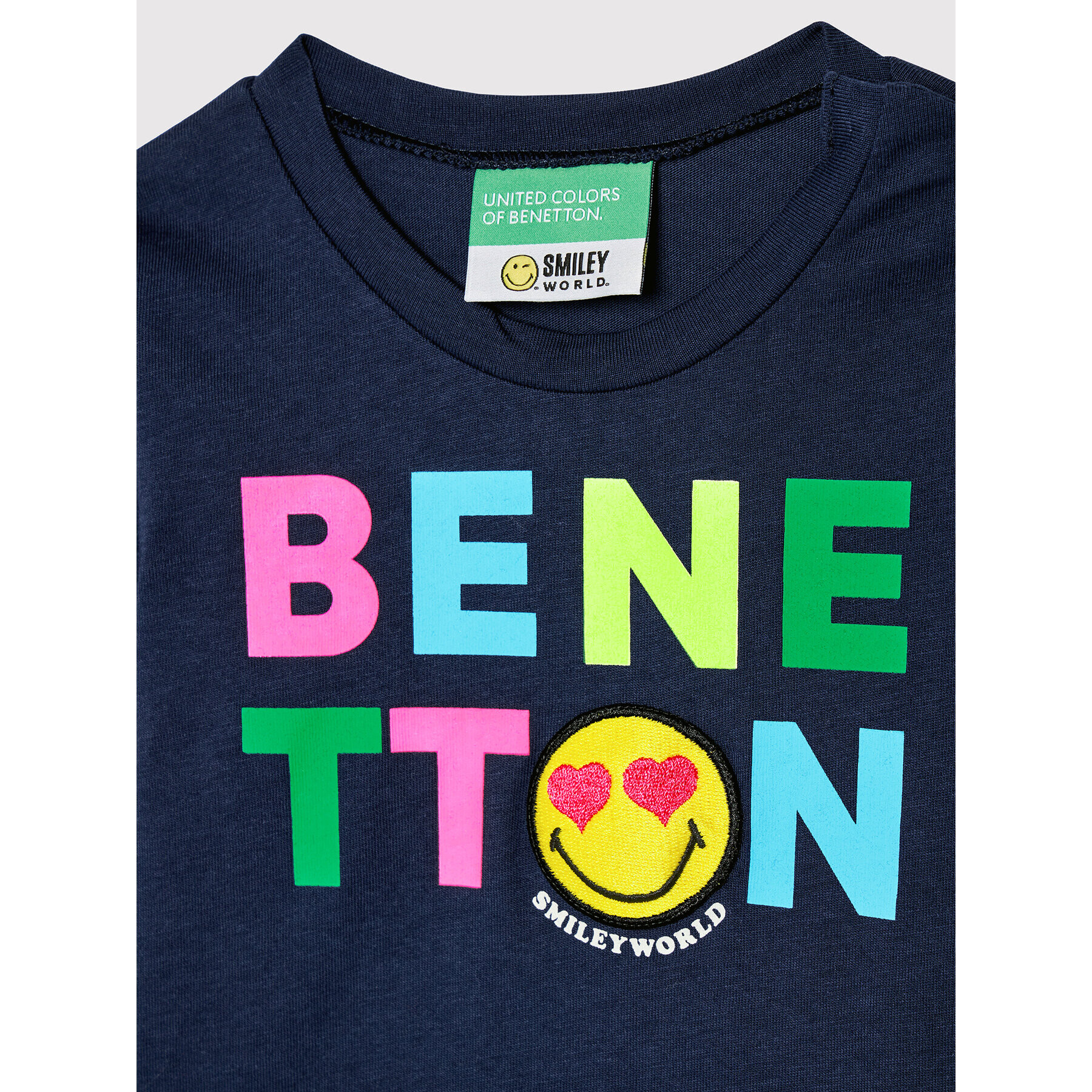 United Colors Of Benetton Блуза 3096C15E3 Тъмносин Regular Fit - Pepit.bg