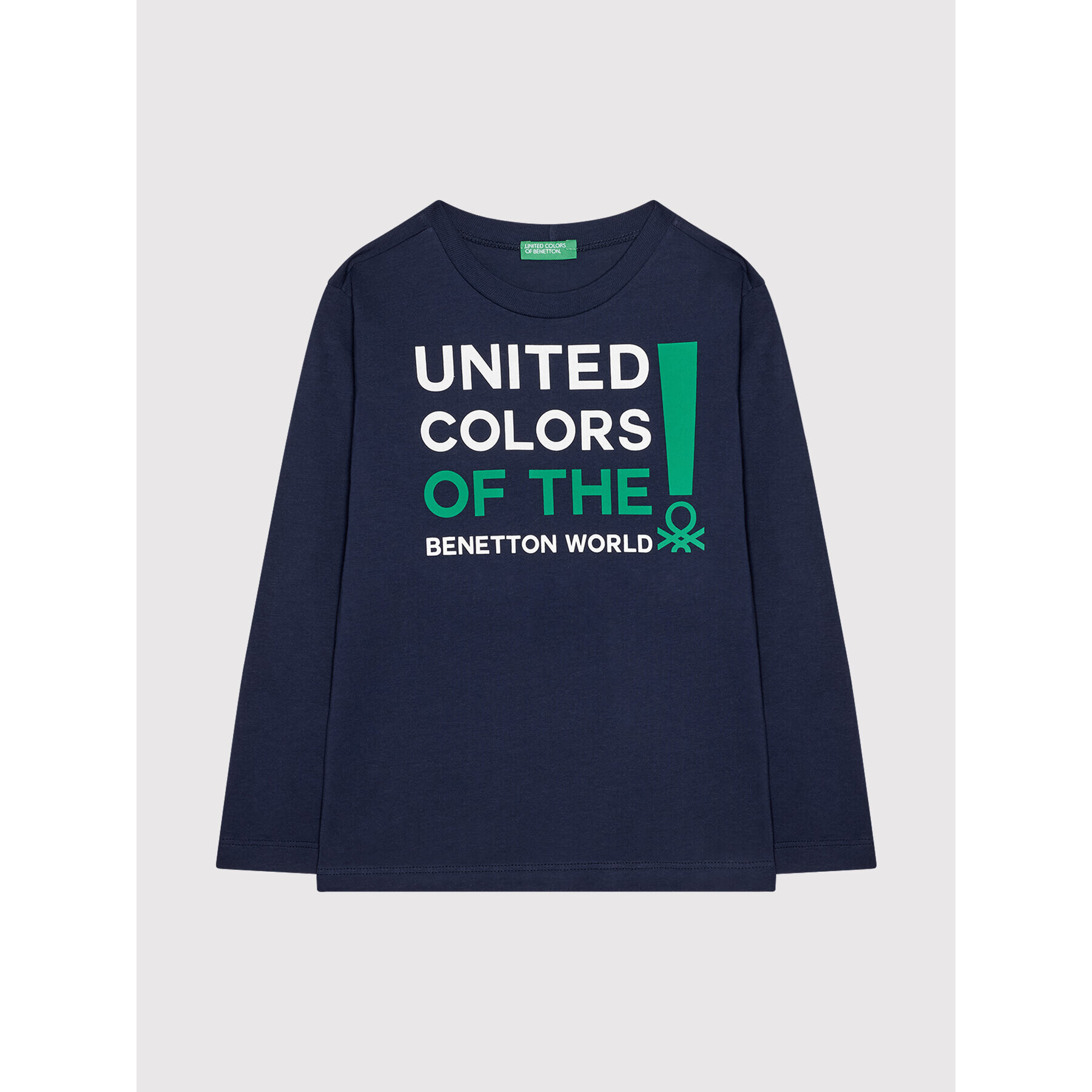 United Colors Of Benetton Блуза 3I1XC151S Тъмносин Relaxed Fit - Pepit.bg