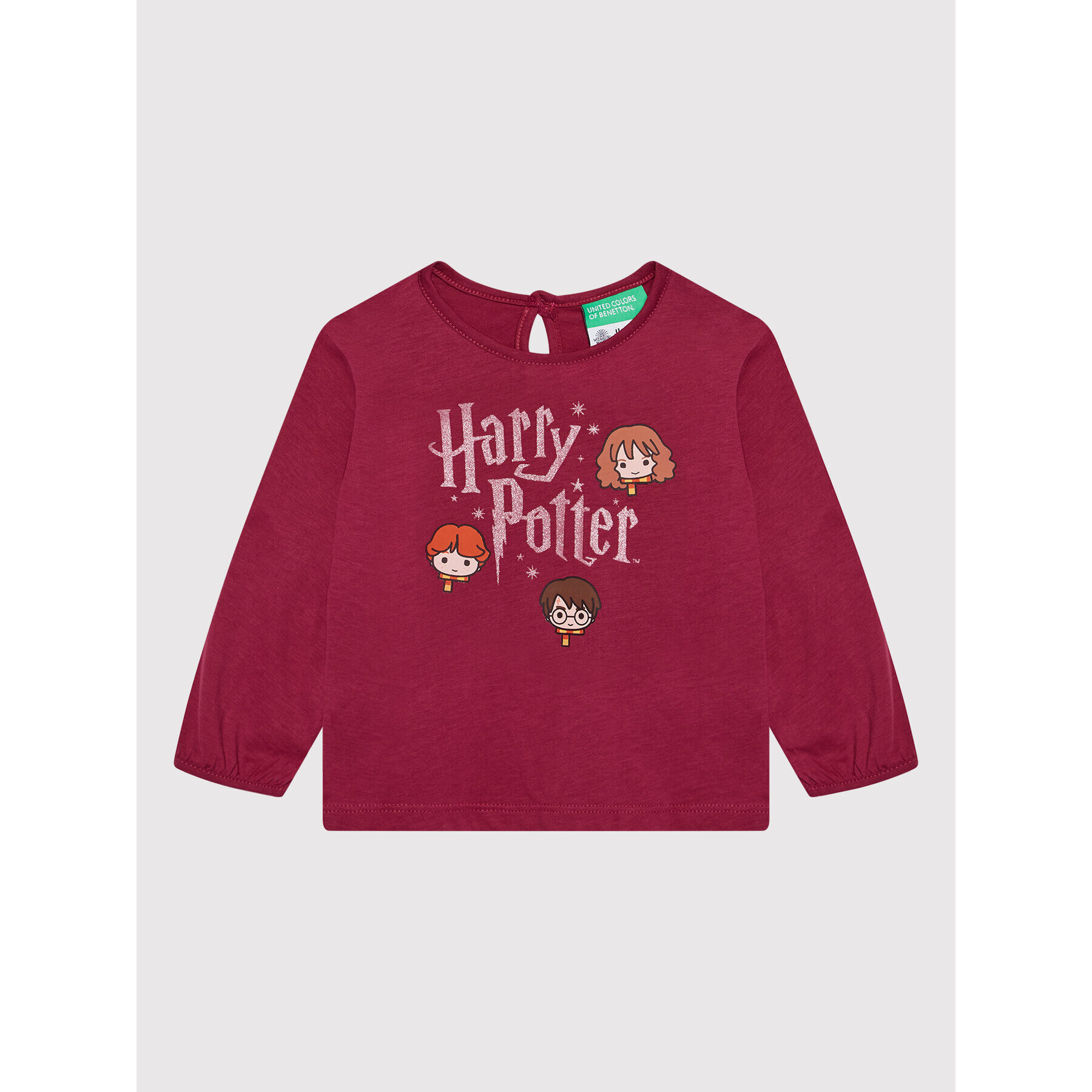 United Colors Of Benetton Блуза HARRY POTTER 3VR5C100E Бордо Regular Fit - Pepit.bg