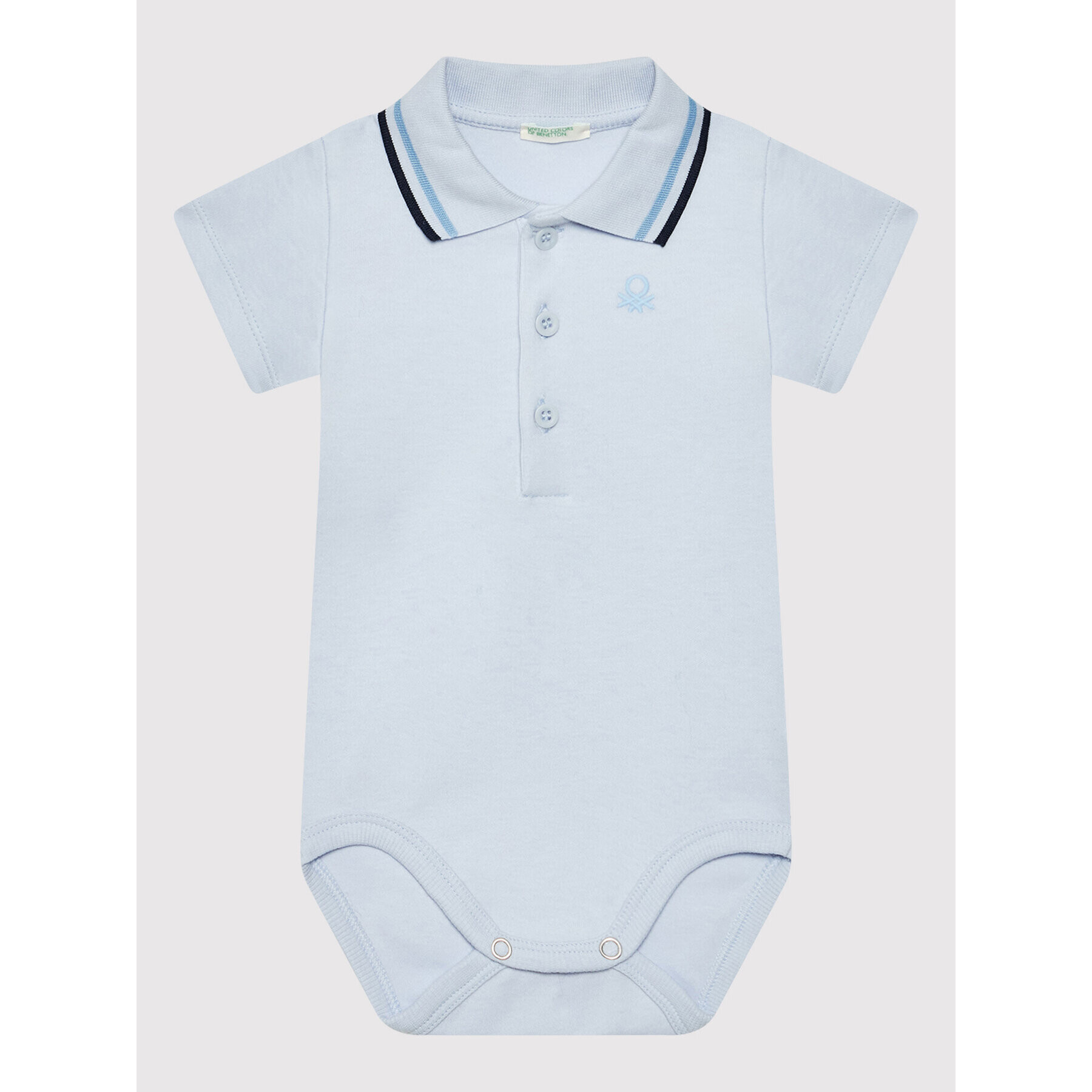 United Colors Of Benetton Детско боди 3CDIMB072 Син Regular Fit - Pepit.bg
