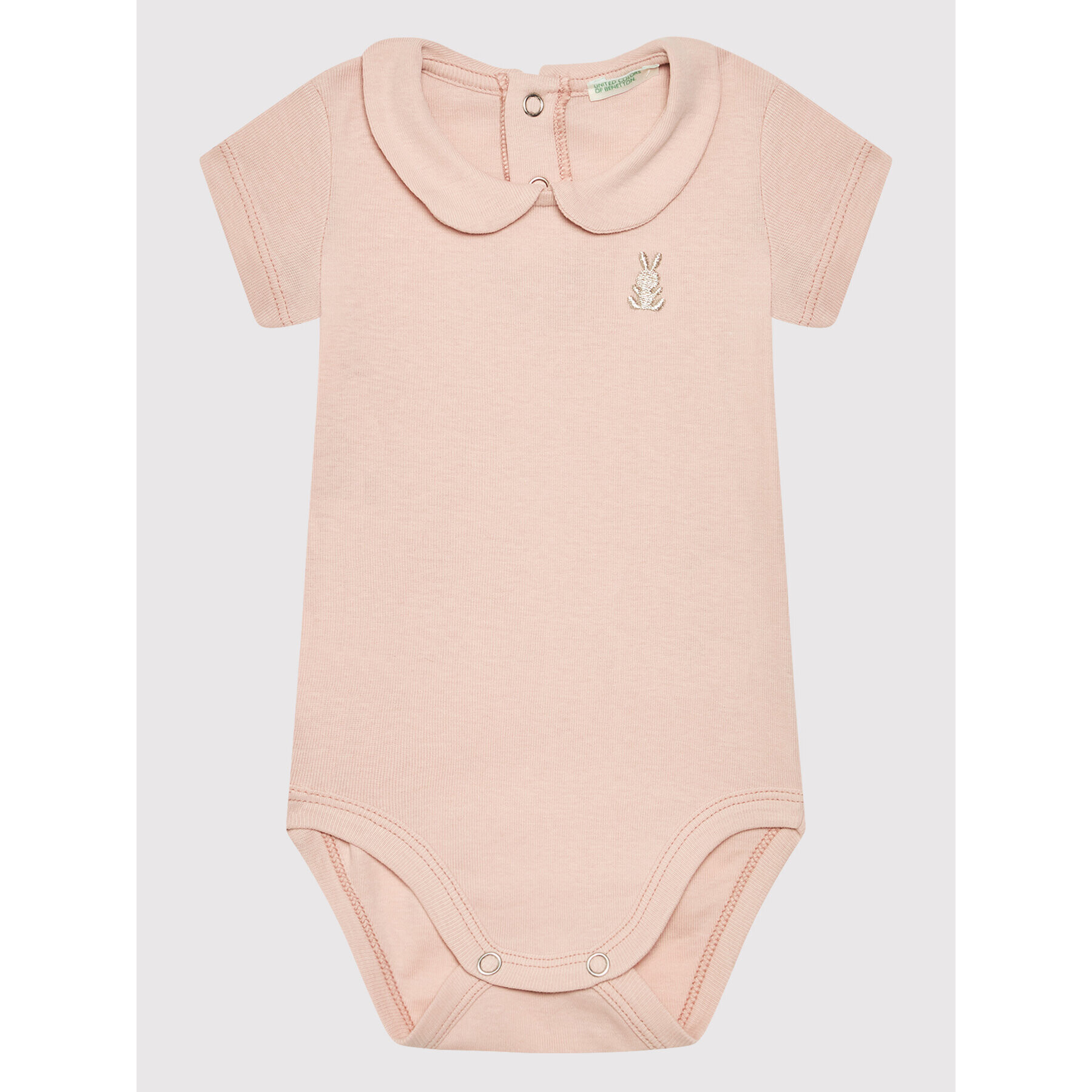 United Colors Of Benetton Детско боди 3I9WMB059 Розов Regular Fit - Pepit.bg