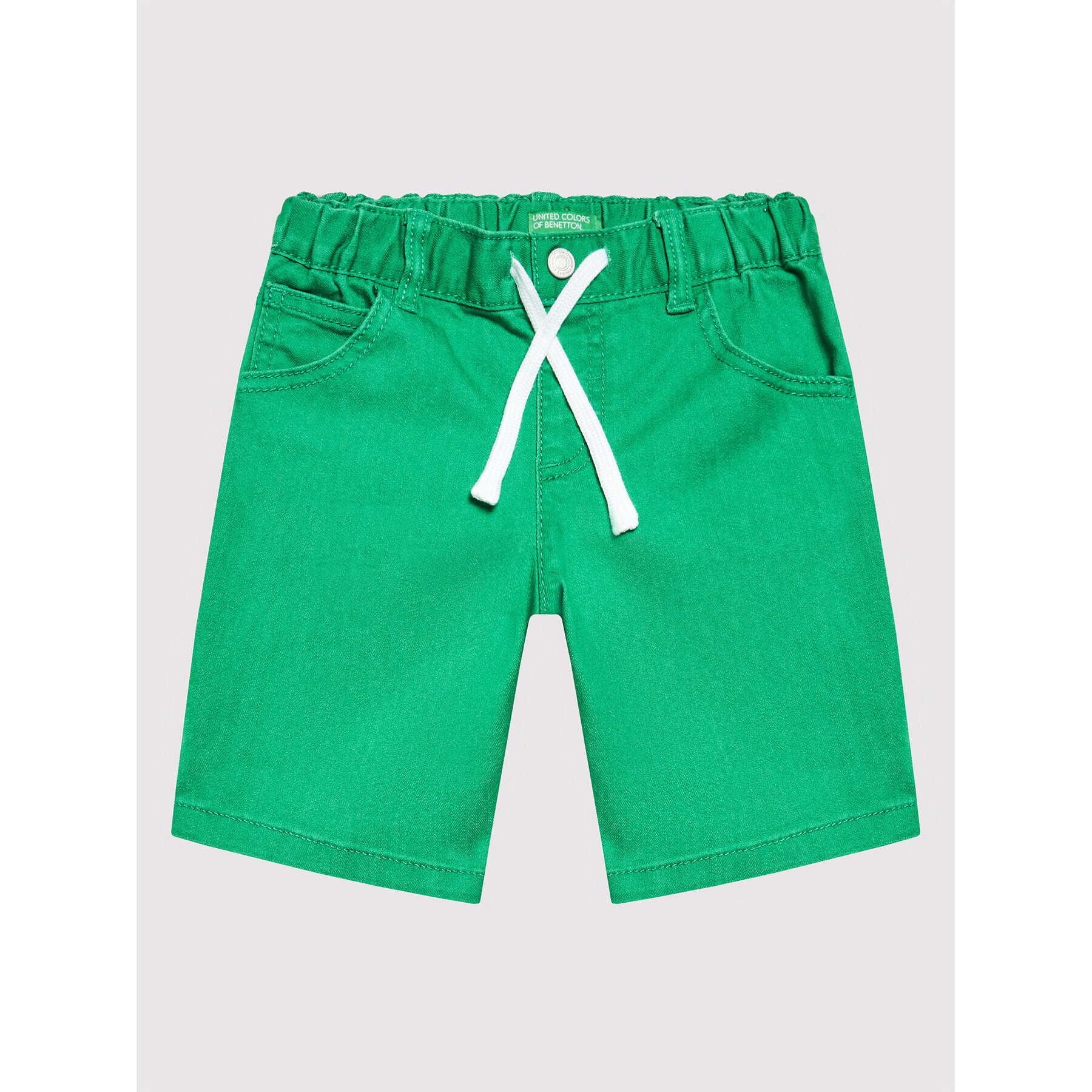 United Colors Of Benetton Дънкови шорти 4KV959G50 Зелен Slim Fit - Pepit.bg