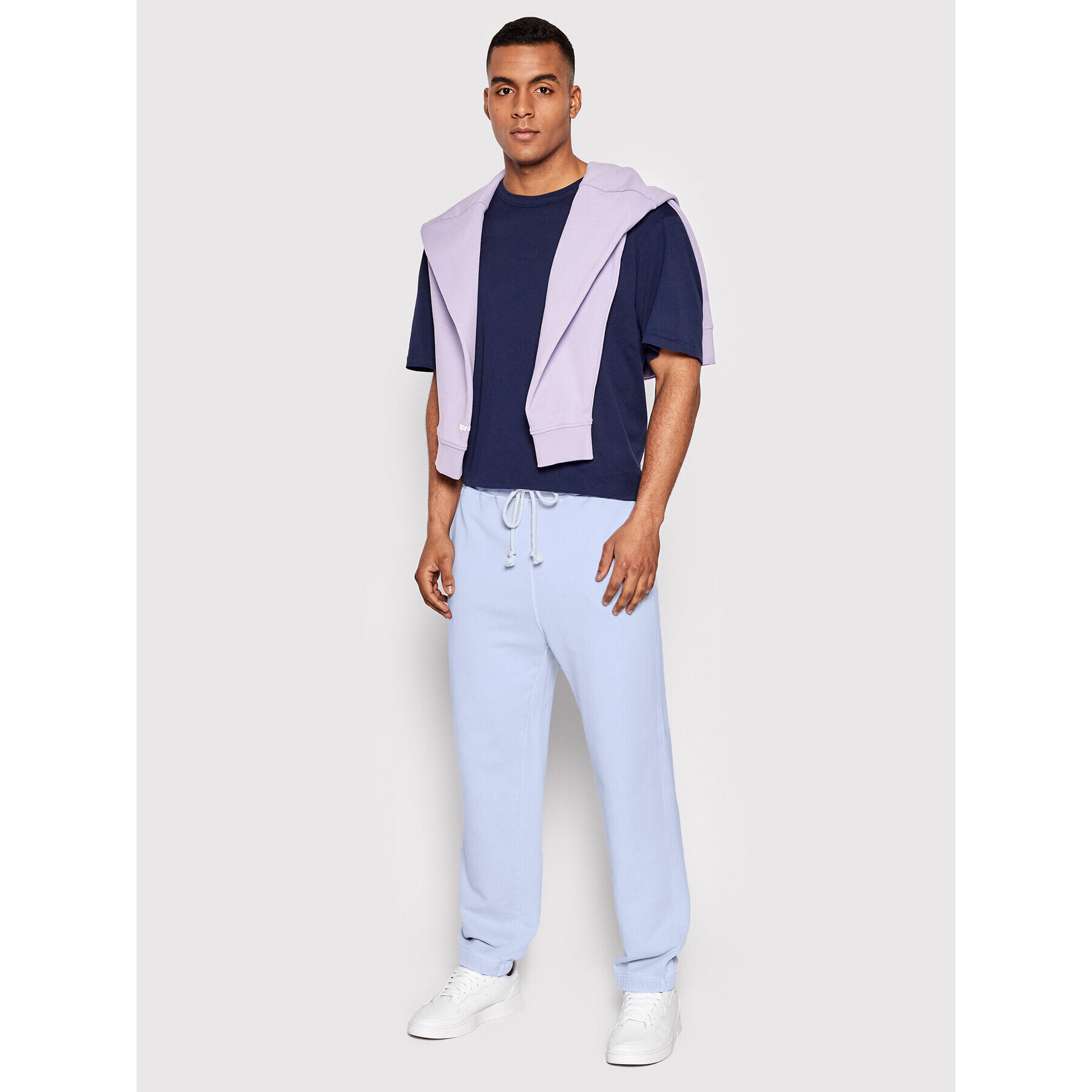 United Colors Of Benetton Долнище анцуг 3HQLUF00A Син Regular Fit - Pepit.bg