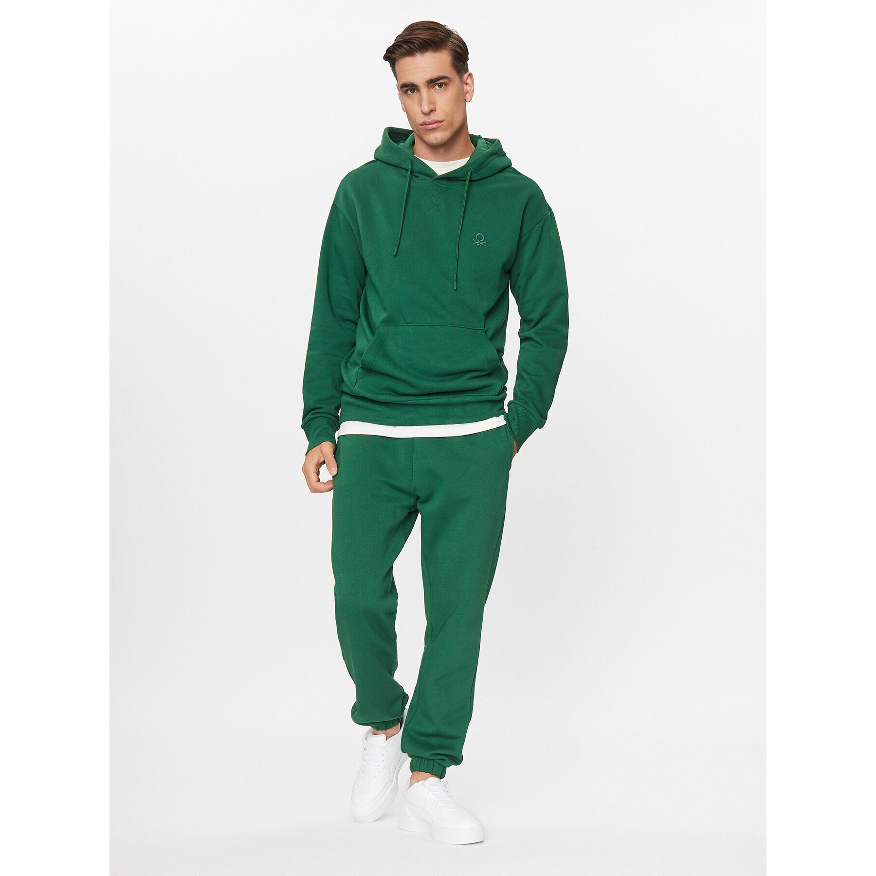 United Colors Of Benetton Долнище анцуг 3J73UF00U Зелен Regular Fit - Pepit.bg