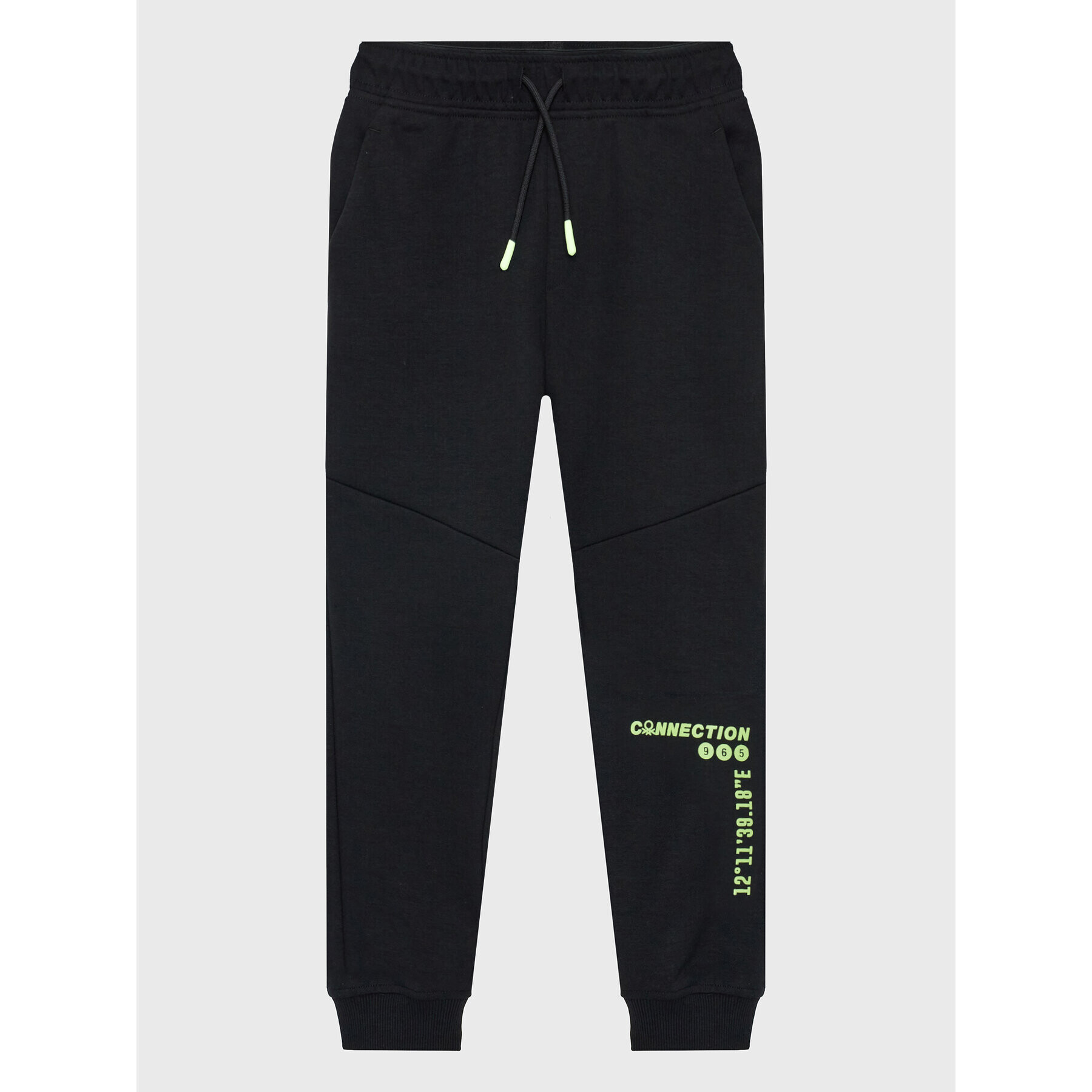 United Colors Of Benetton Долнище анцуг 3PK5CF018 Черен Loose Fit - Pepit.bg